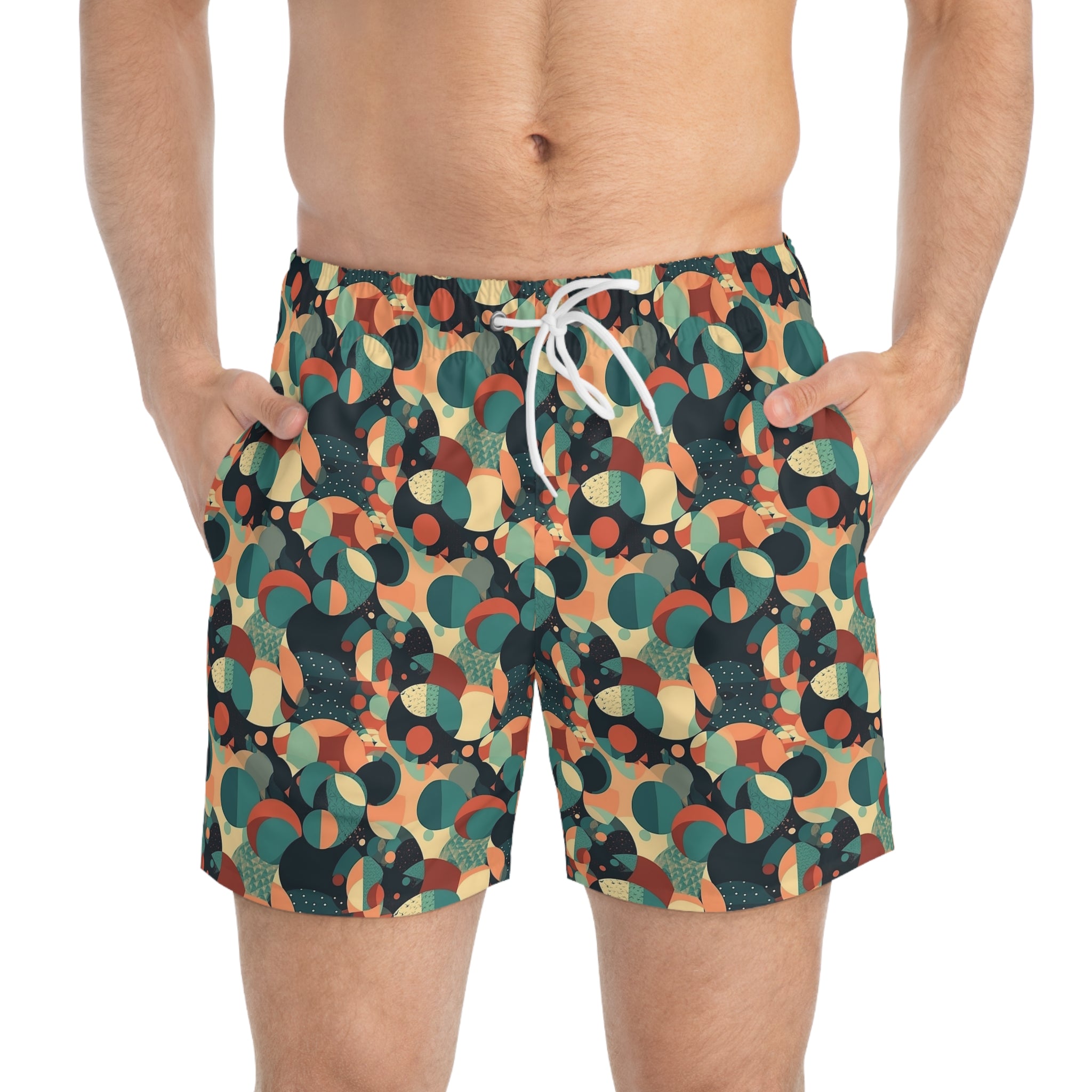 Swim Trunks (AOP) - Seamless Abstract Designs 01