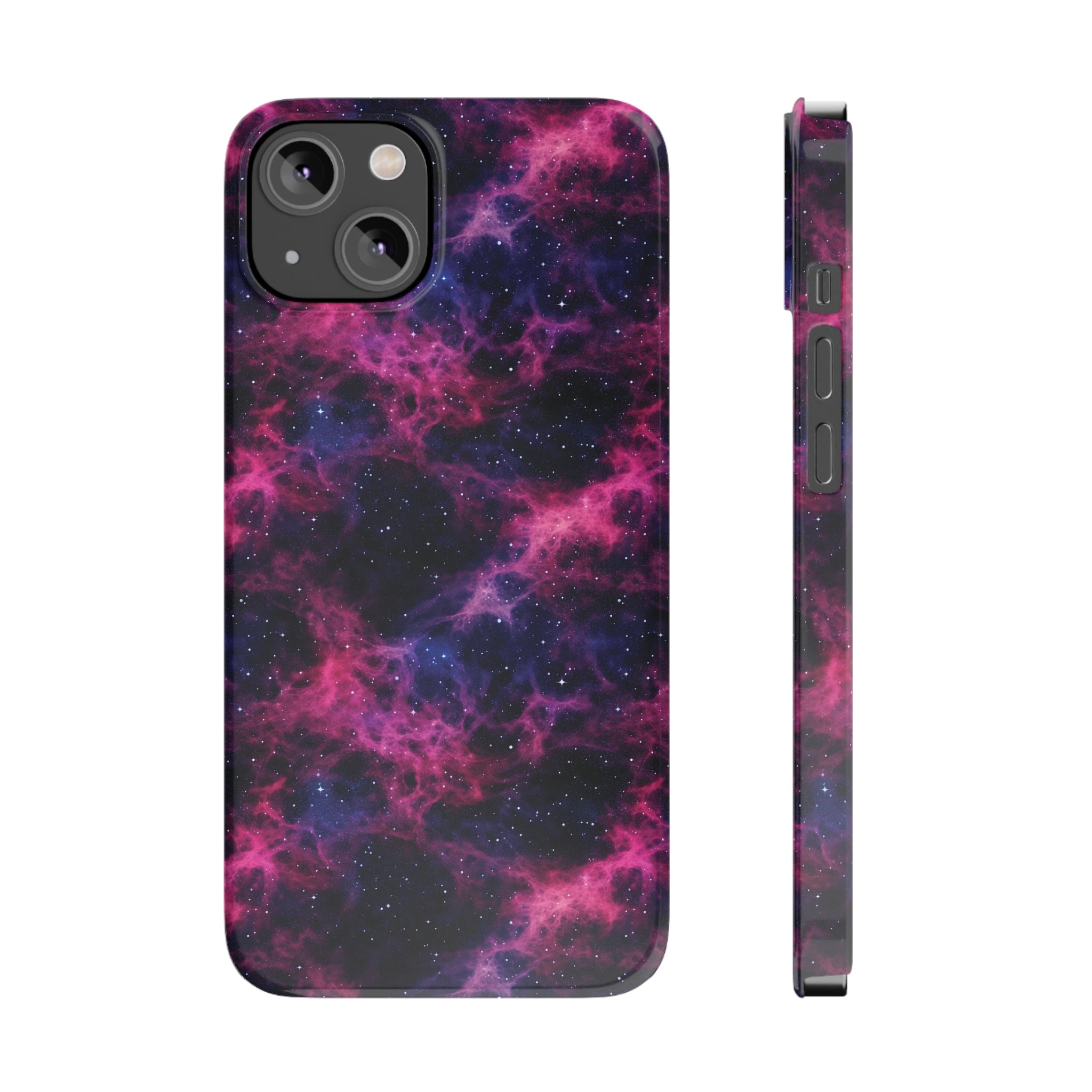 Slim Phone Cases (AOP) - Seamless Fantasy Galaxies 02