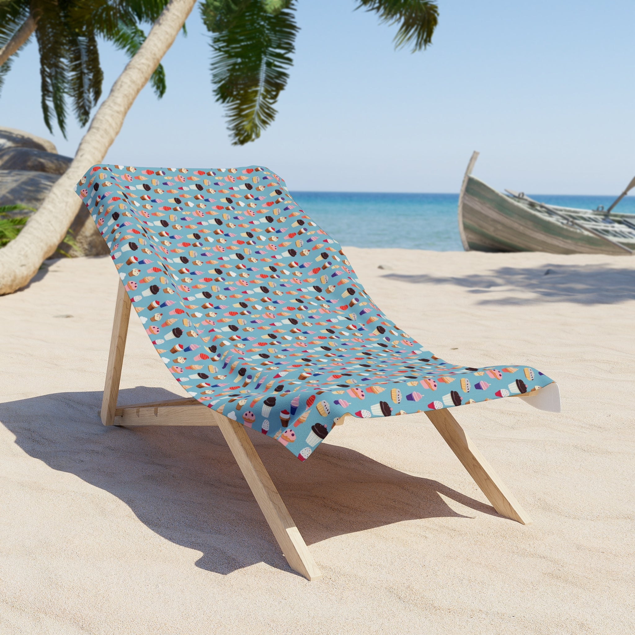 Beach Towel (AOP) - Seamless Summer Designs 06