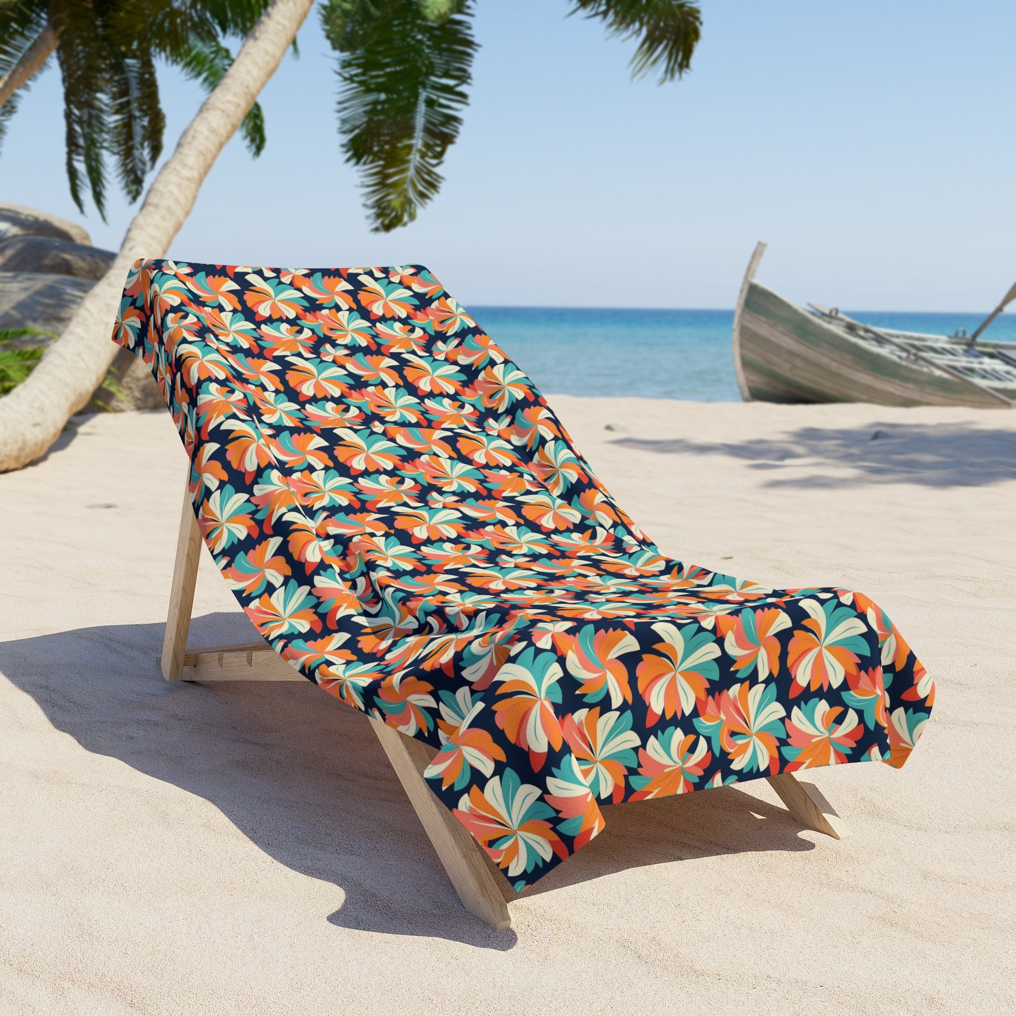 Beach Towel (AOP) - Seamless Summer Designs 01