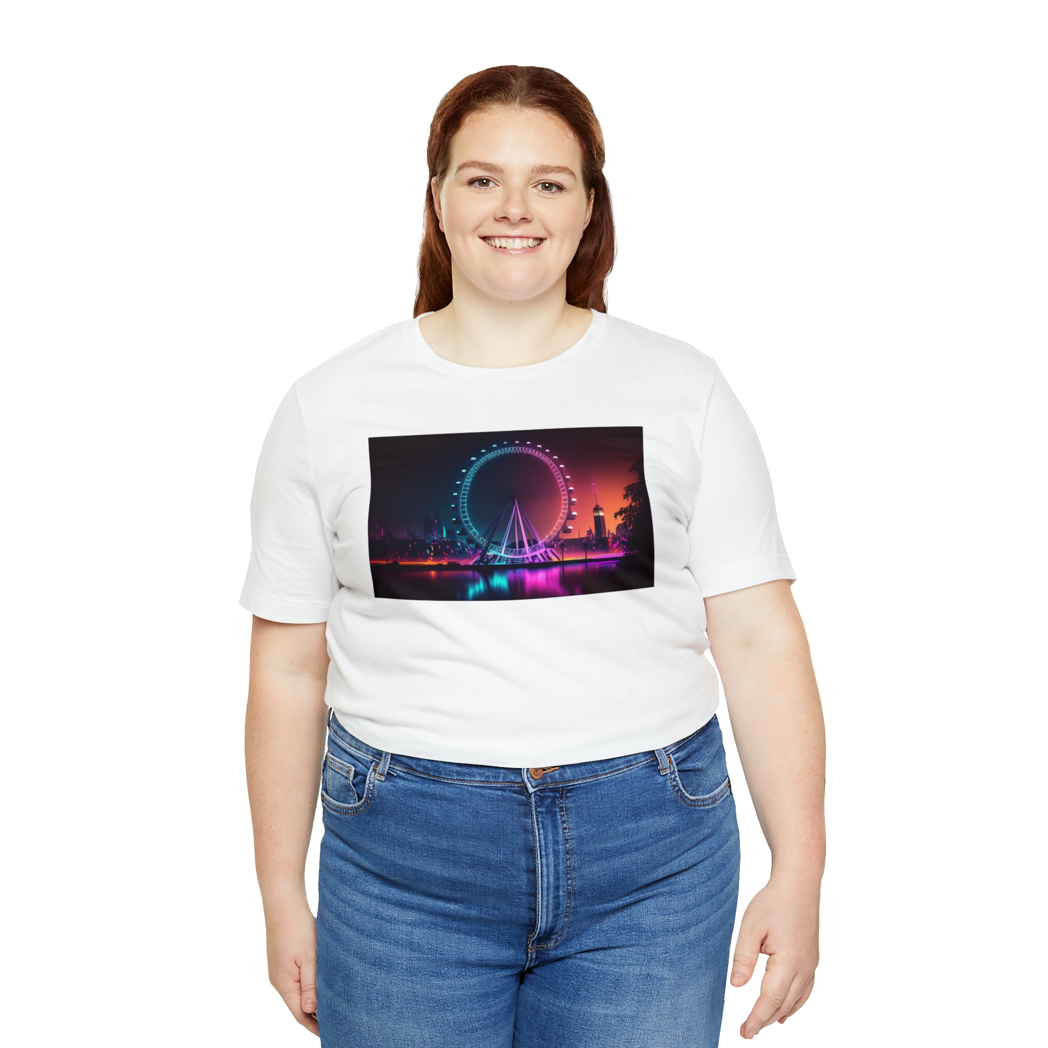 Unisex Jersey Short Sleeve Tee - London Eye, UK