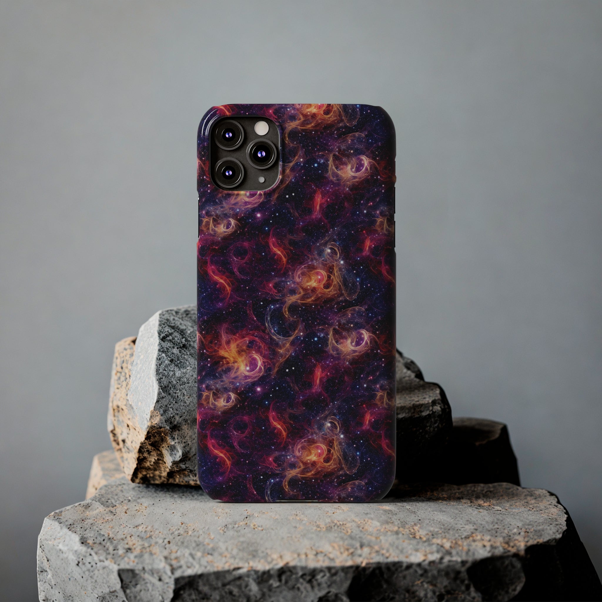 Slim Phone Cases (AOP) - Seamless Fantasy Galaxies 01