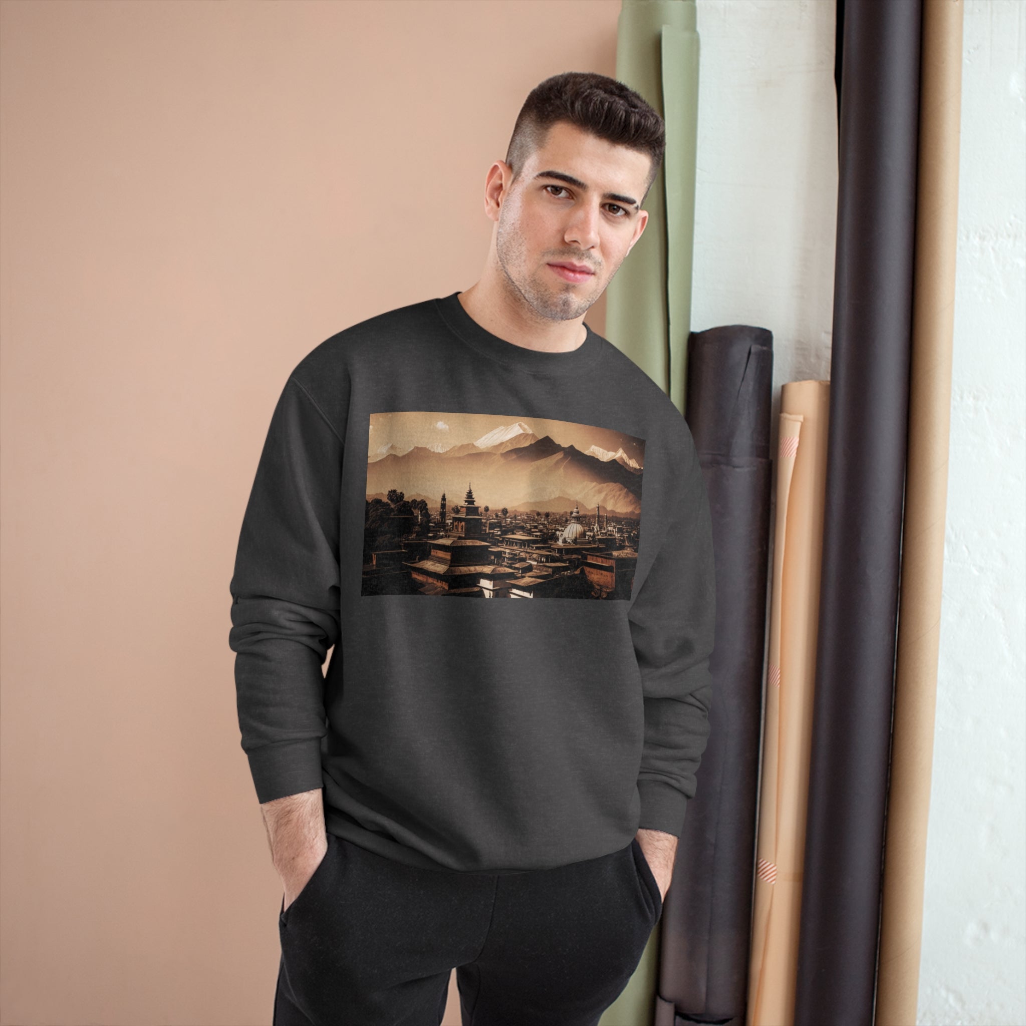 Champion Sweatshirt - Duotone Cities, Kathmandu