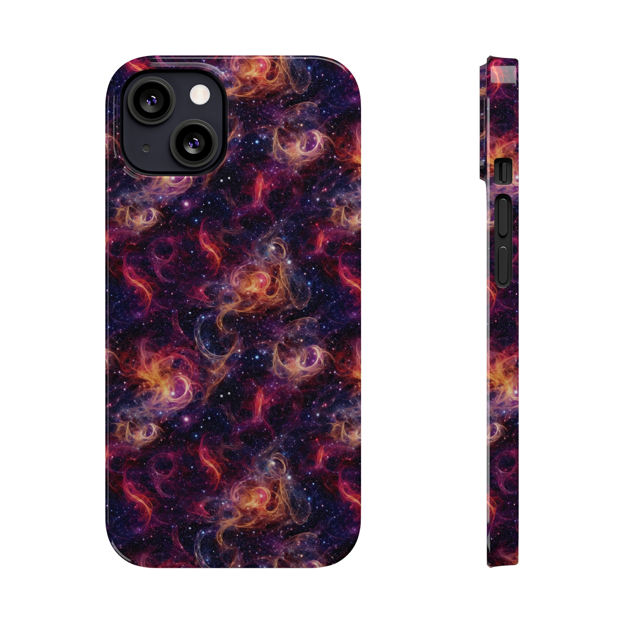 Slim Phone Cases (AOP) - Seamless Fantasy Galaxies 01