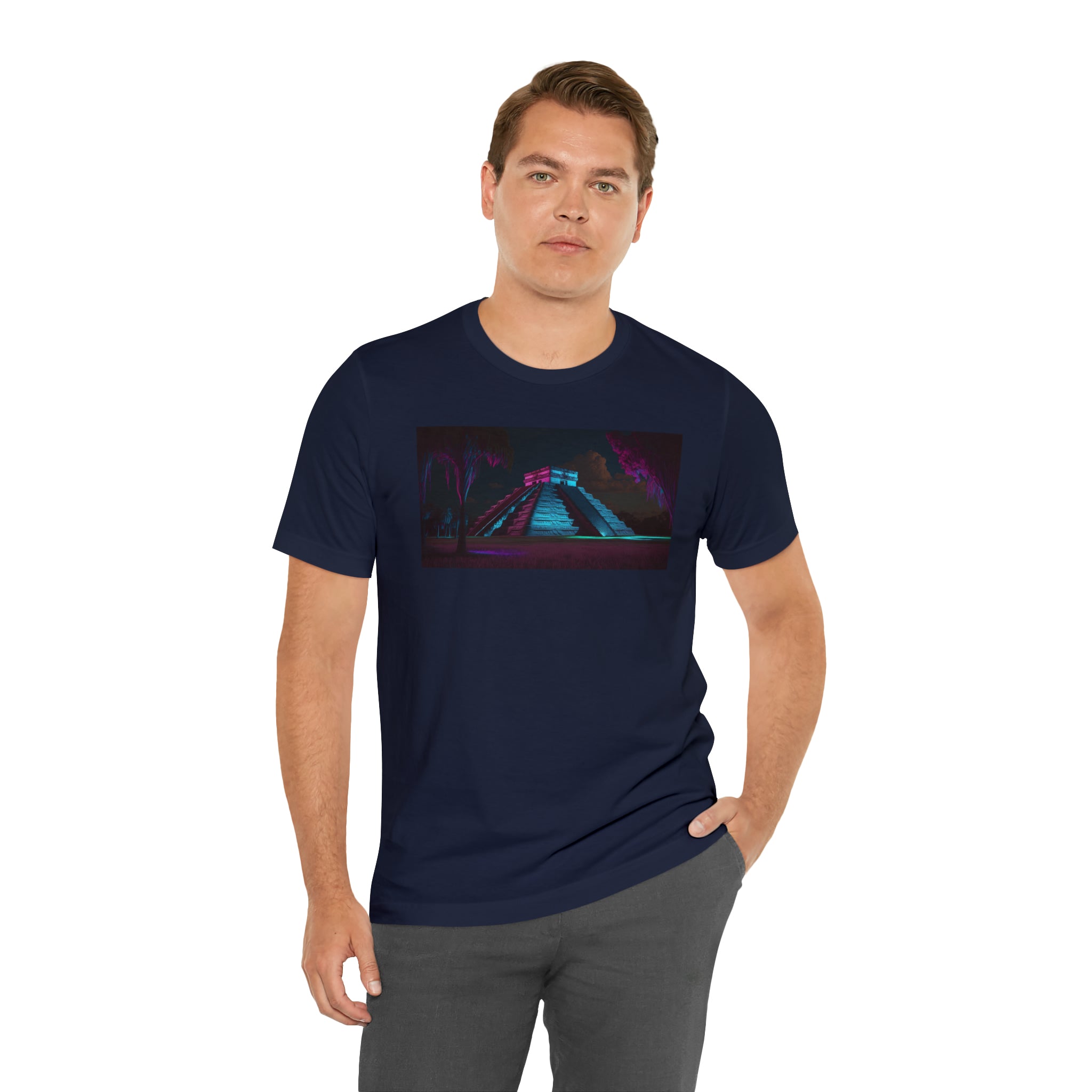 Unisex Jersey Short Sleeve Tee - Chichen Itza, Mexico