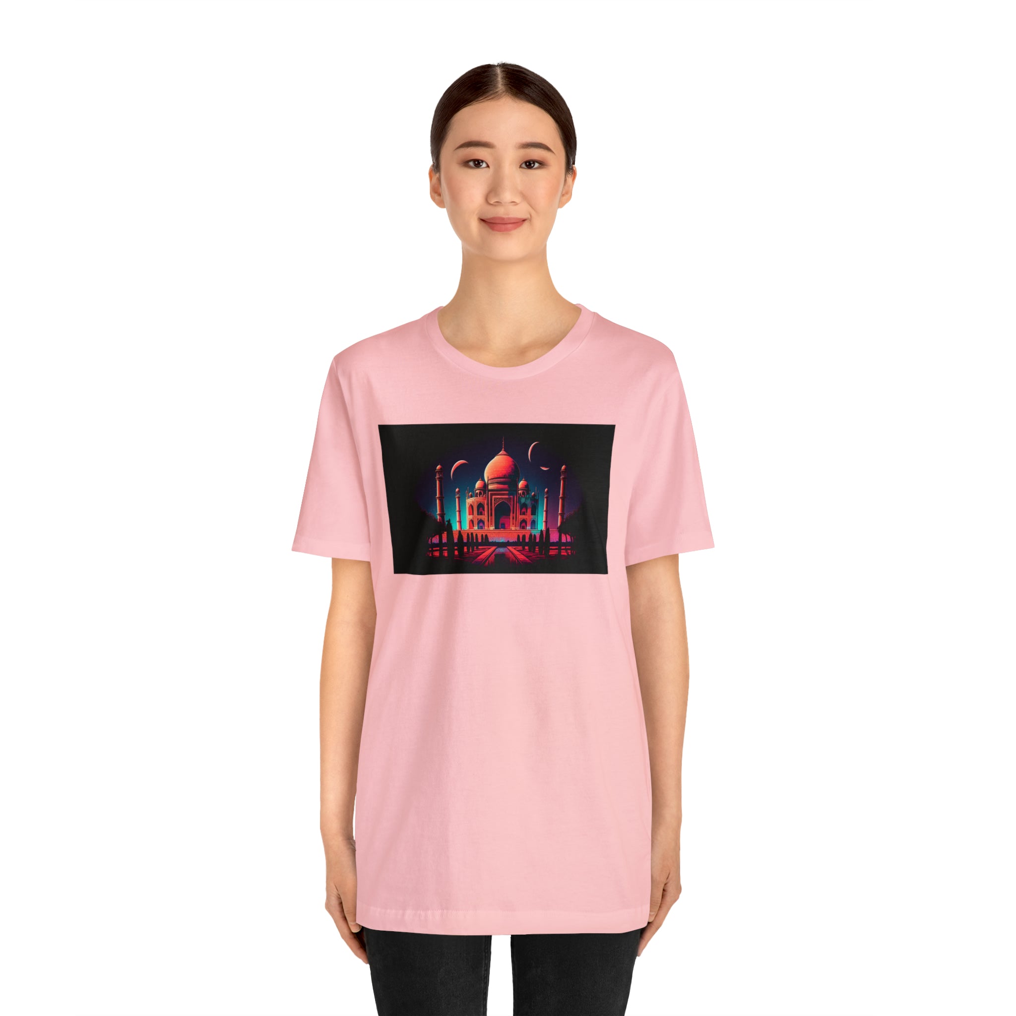 Unisex Jersey Short Sleeve Tee - Taj Mahal, Agra, India