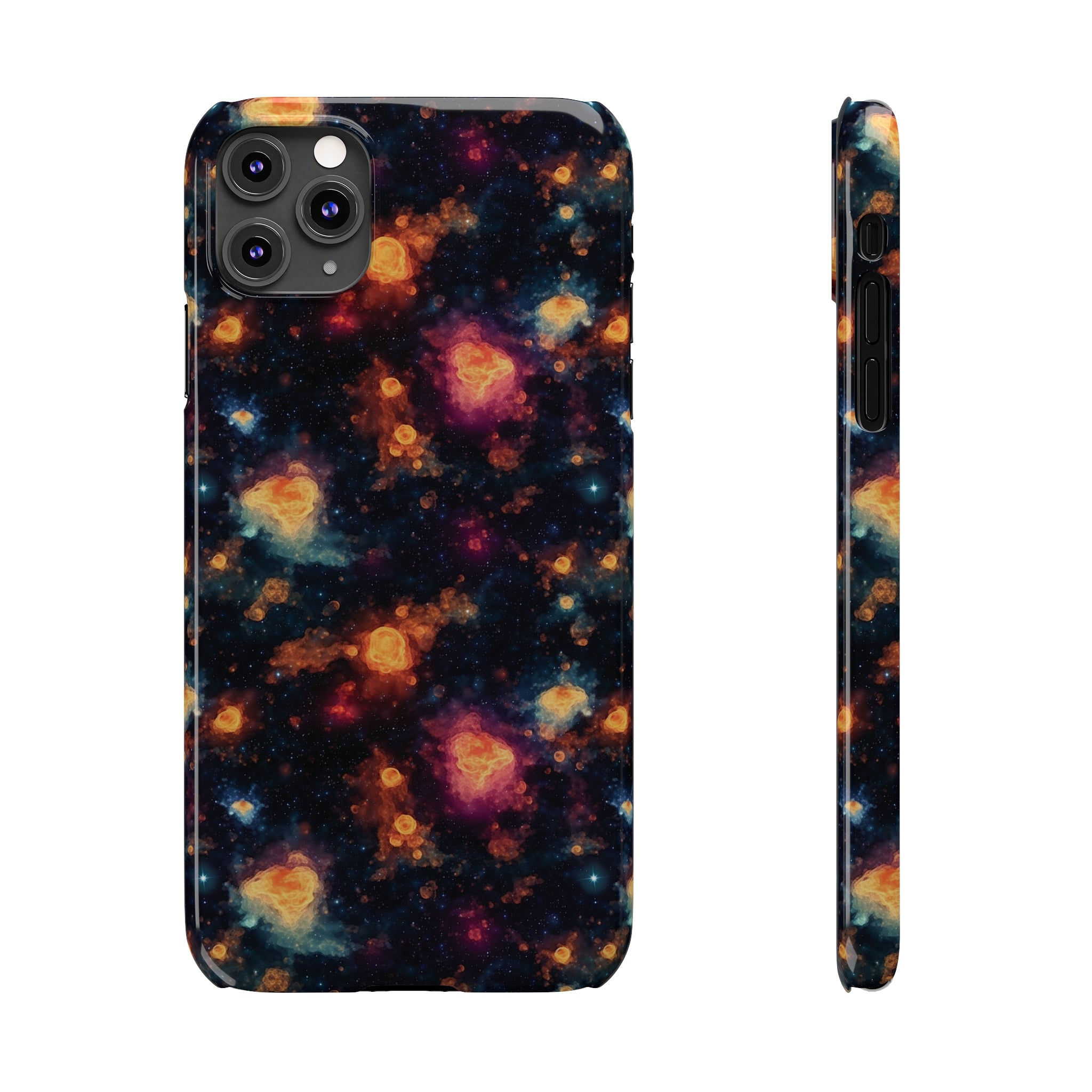 Slim Phone Cases (AOP) - Seamless Fantasy Galaxies 07