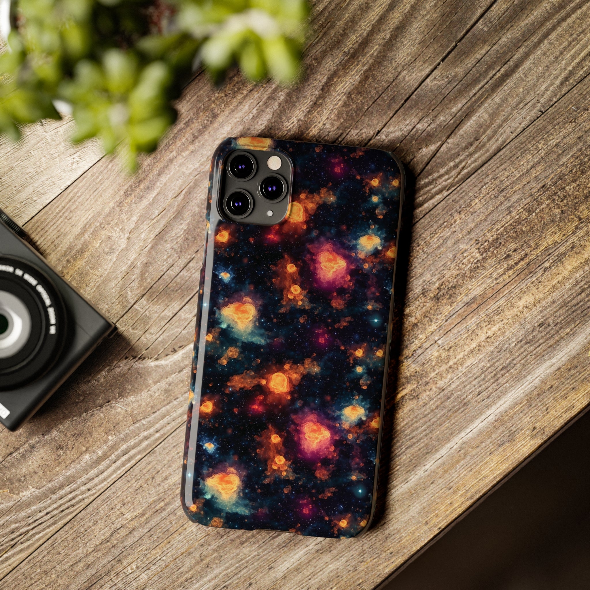 Slim Phone Cases (AOP) - Seamless Fantasy Galaxies 07