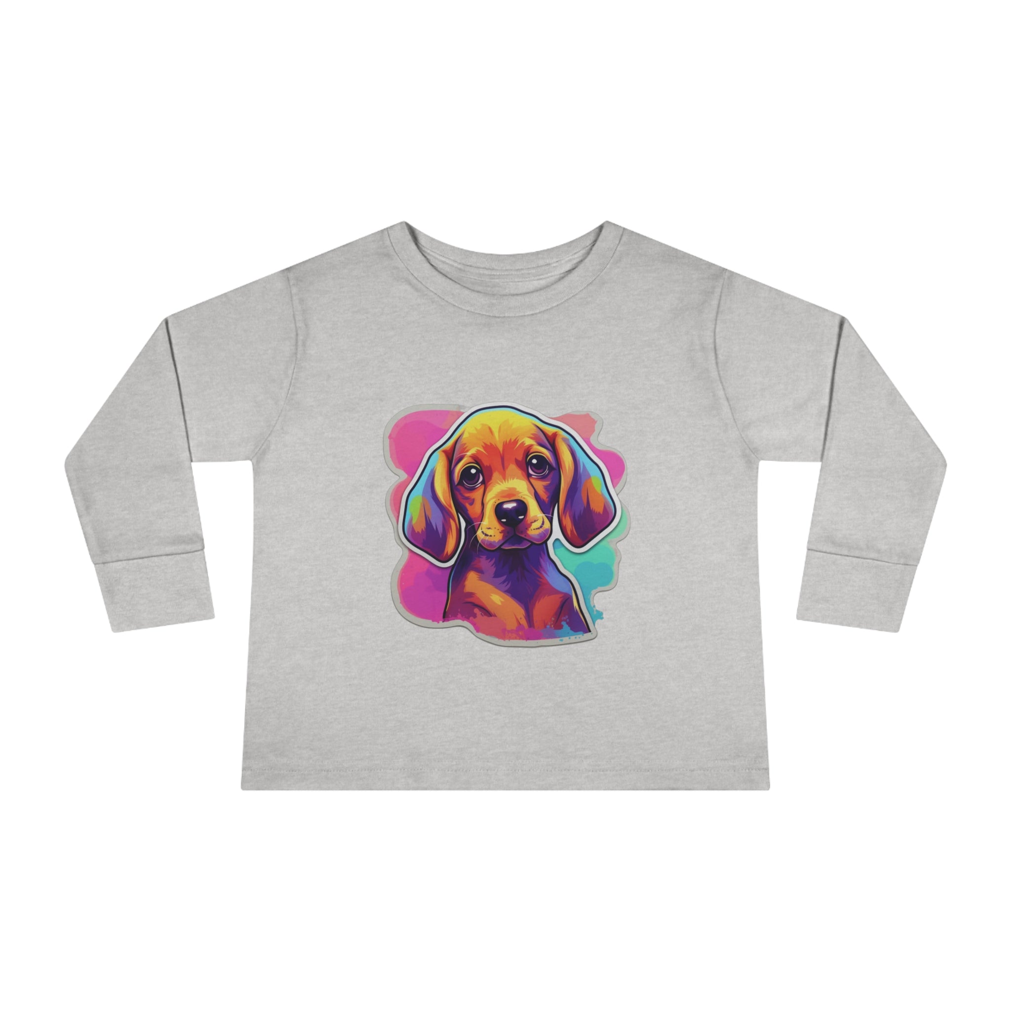 Toddler Long Sleeve Tee - Puppies 06