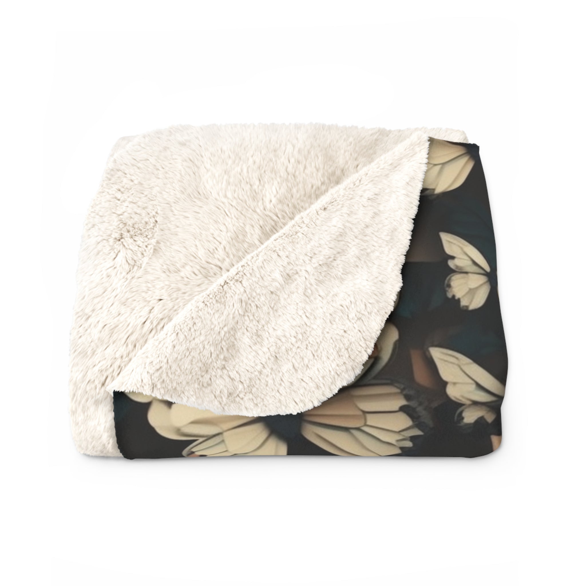 Sherpa Fleece Blanket (AOP) - Seamless Designs 01