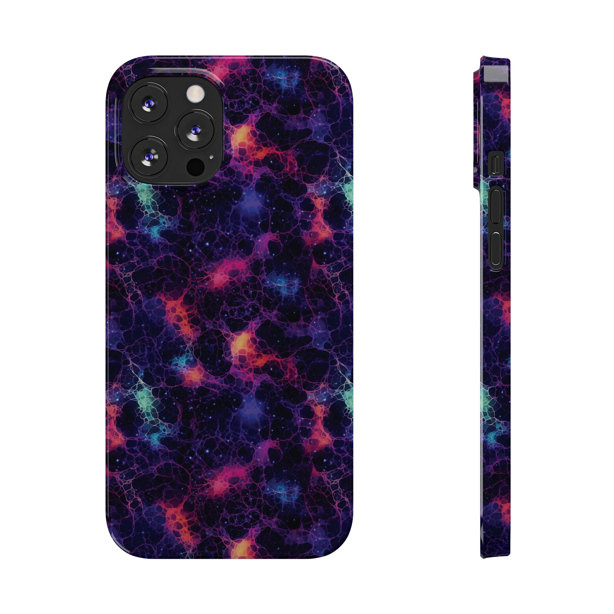 Slim Phone Cases (AOP) - Seamless Fantasy Galaxies 08