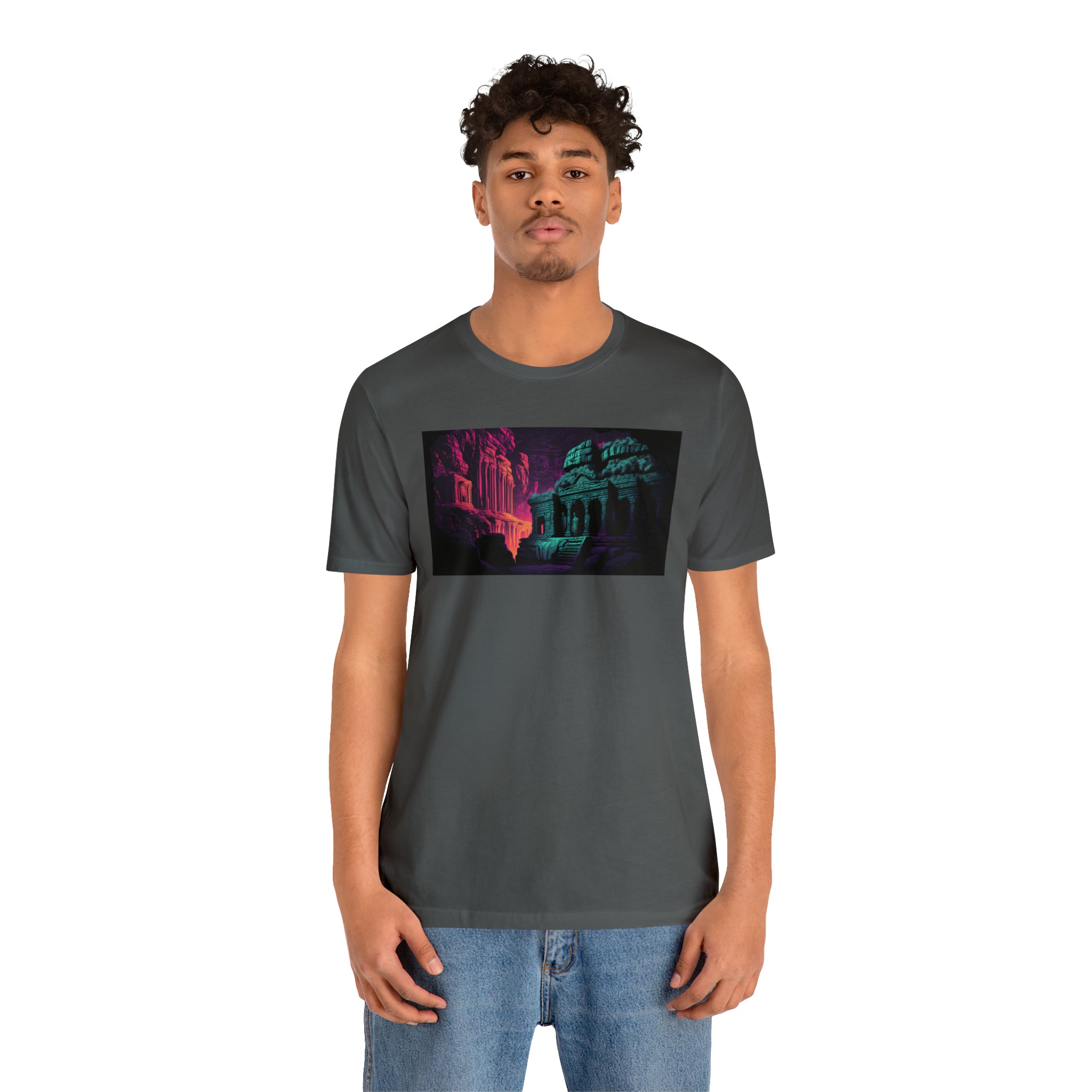 Unisex Jersey Short Sleeve Tee - Ellora Caves, India