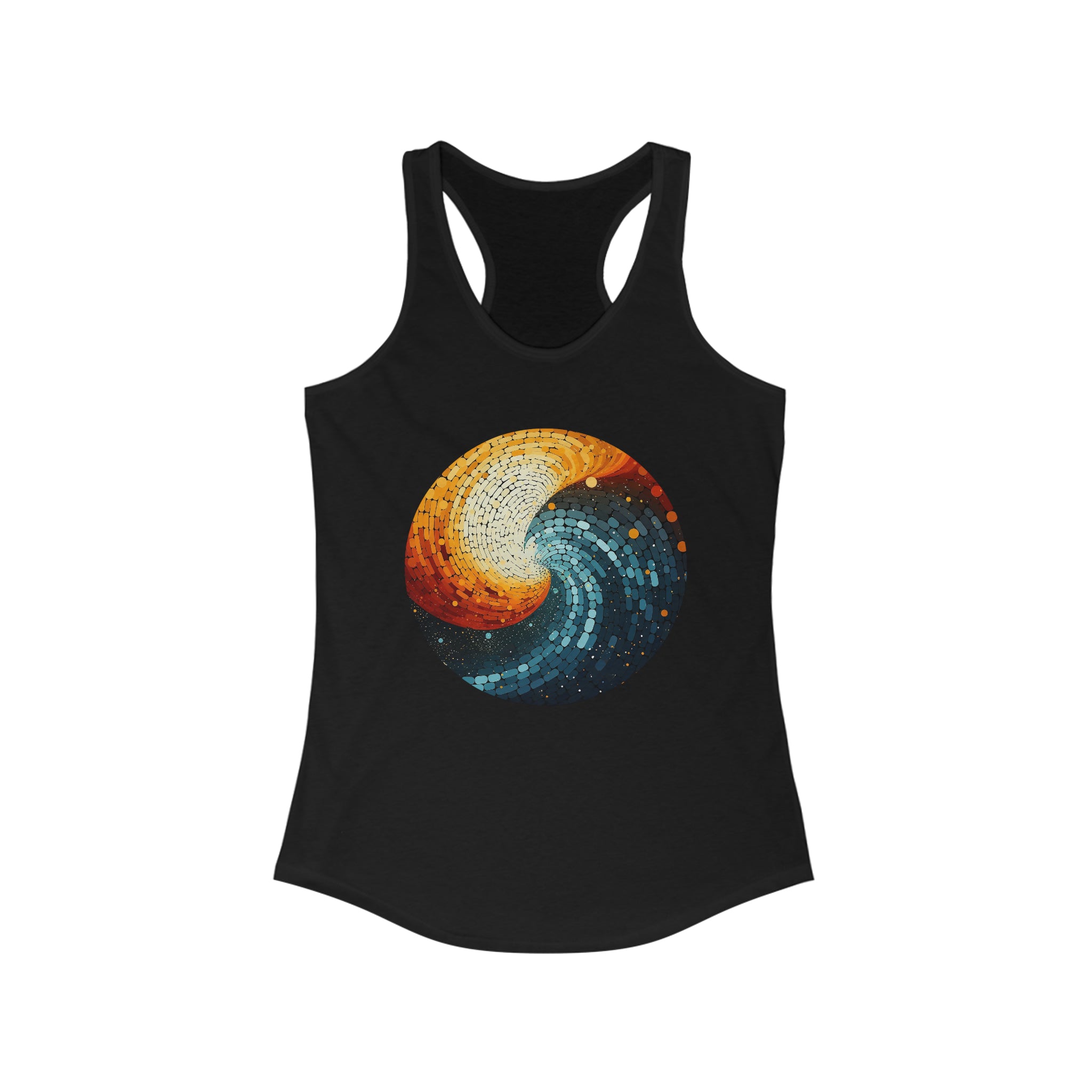 Women's Ideal Racerback Tank - Pointillism Designs 18