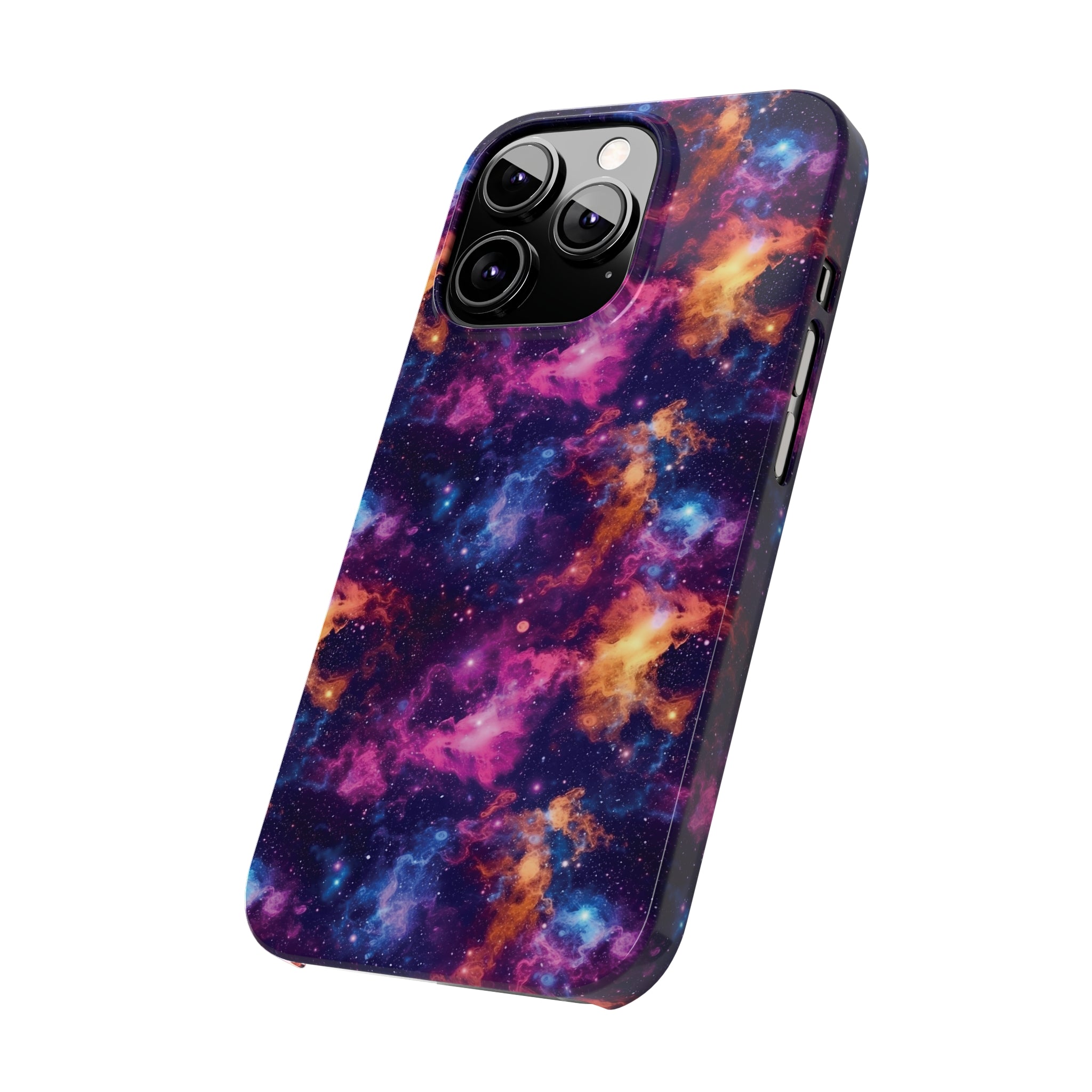 Slim Phone Cases (AOP) - Seamless Fantasy Galaxies 06