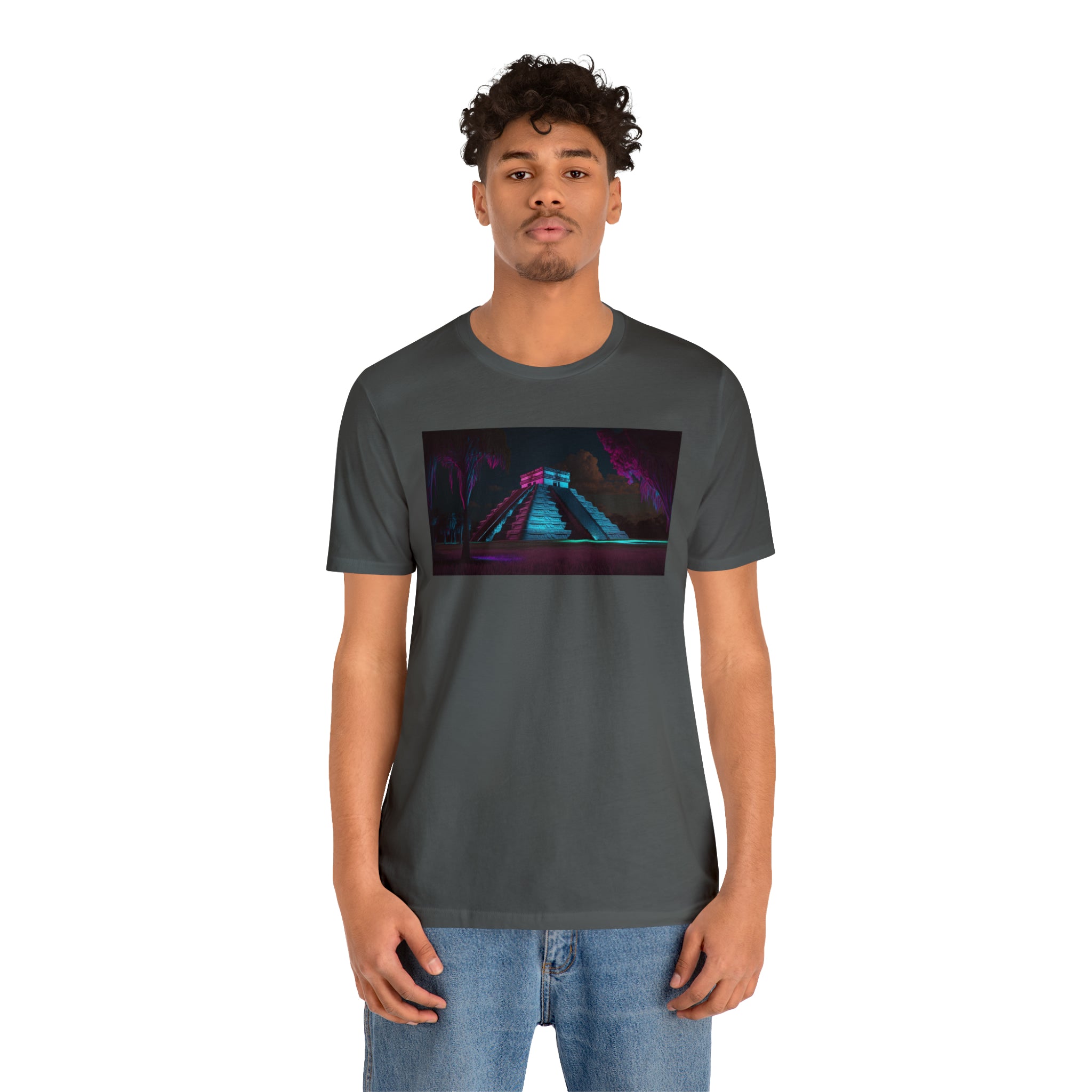 Unisex Jersey Short Sleeve Tee - Chichen Itza, Mexico