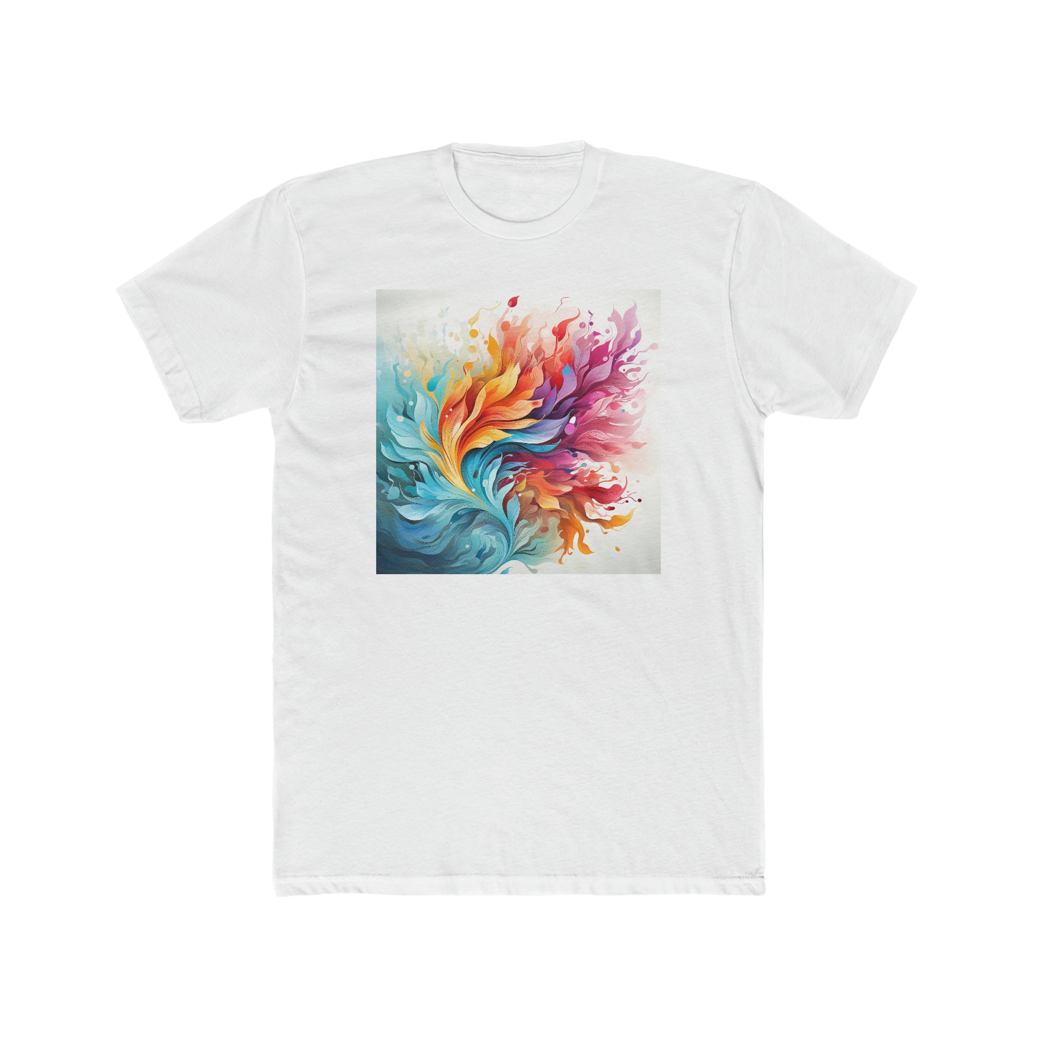 Men's Cotton Crew Tee - Vector Art Design 27