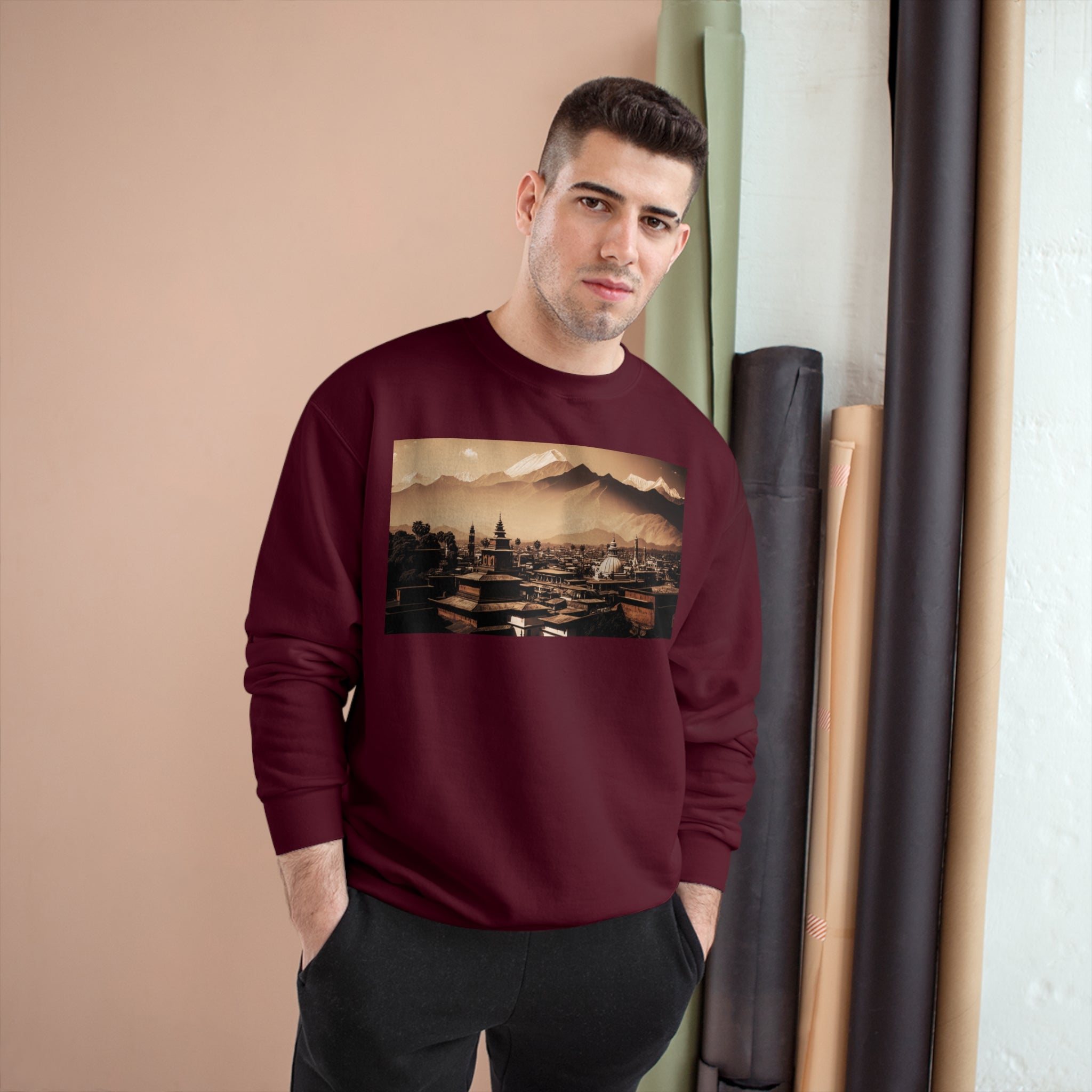 Champion Sweatshirt - Duotone Cities, Kathmandu