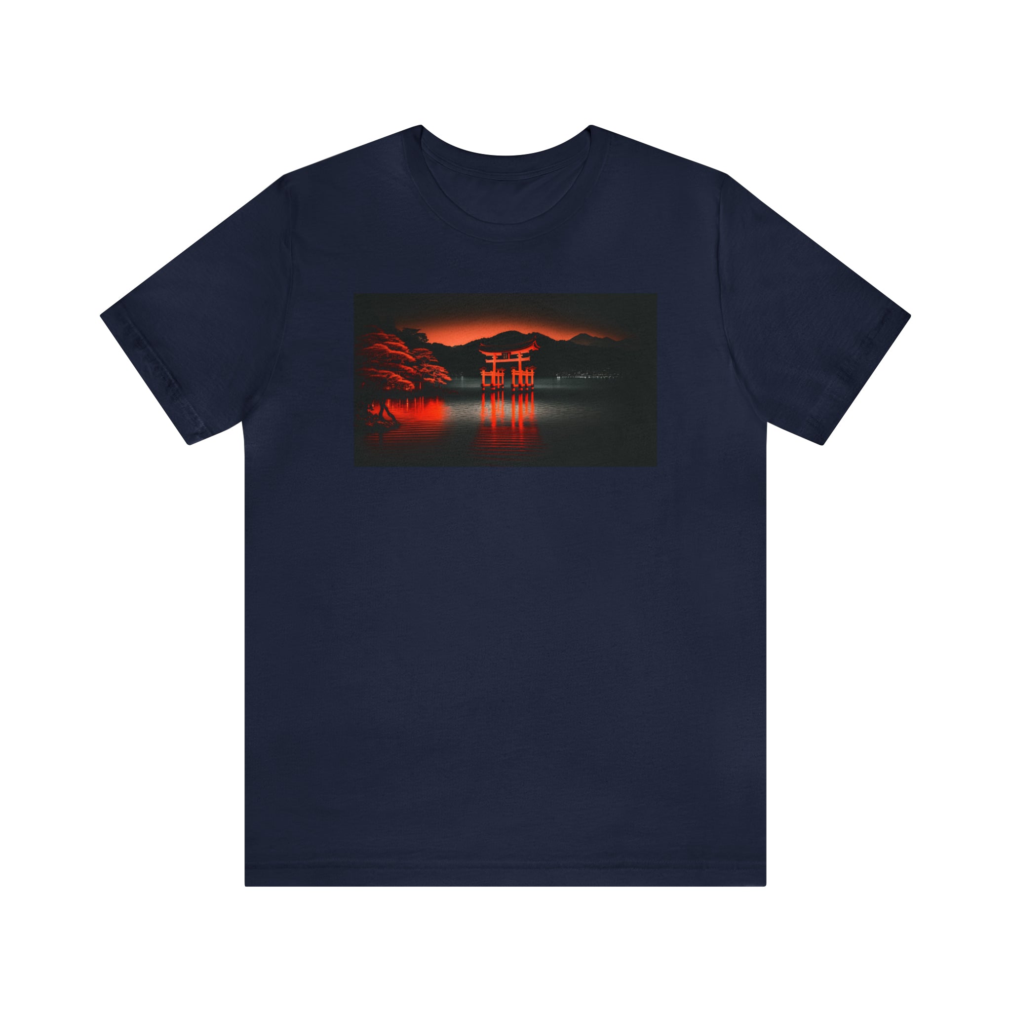 Unisex Jersey Short Sleeve Tee - Itsukushima Shrine, Japan