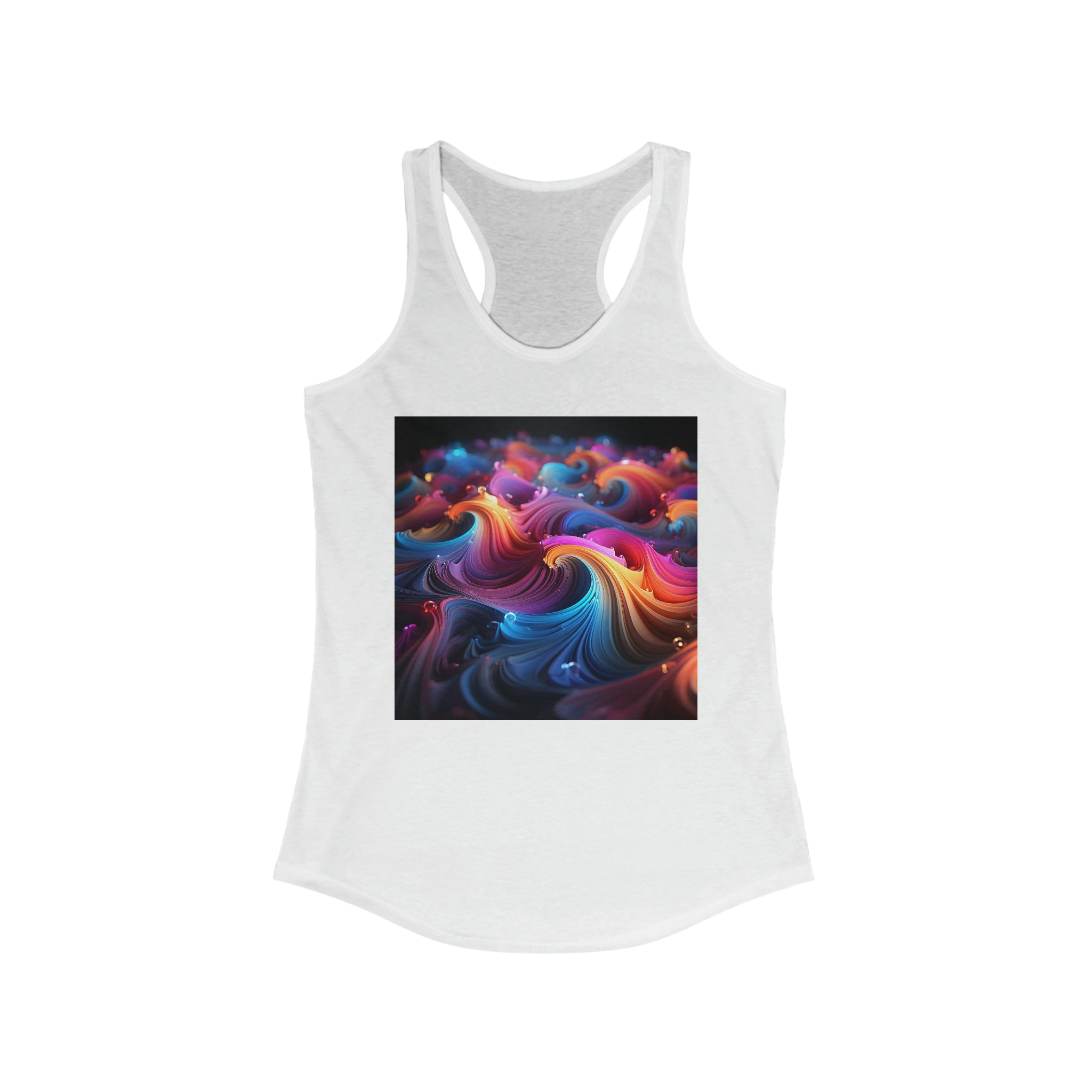 Women's Ideal Racerback Tank - Vector Art Design 36