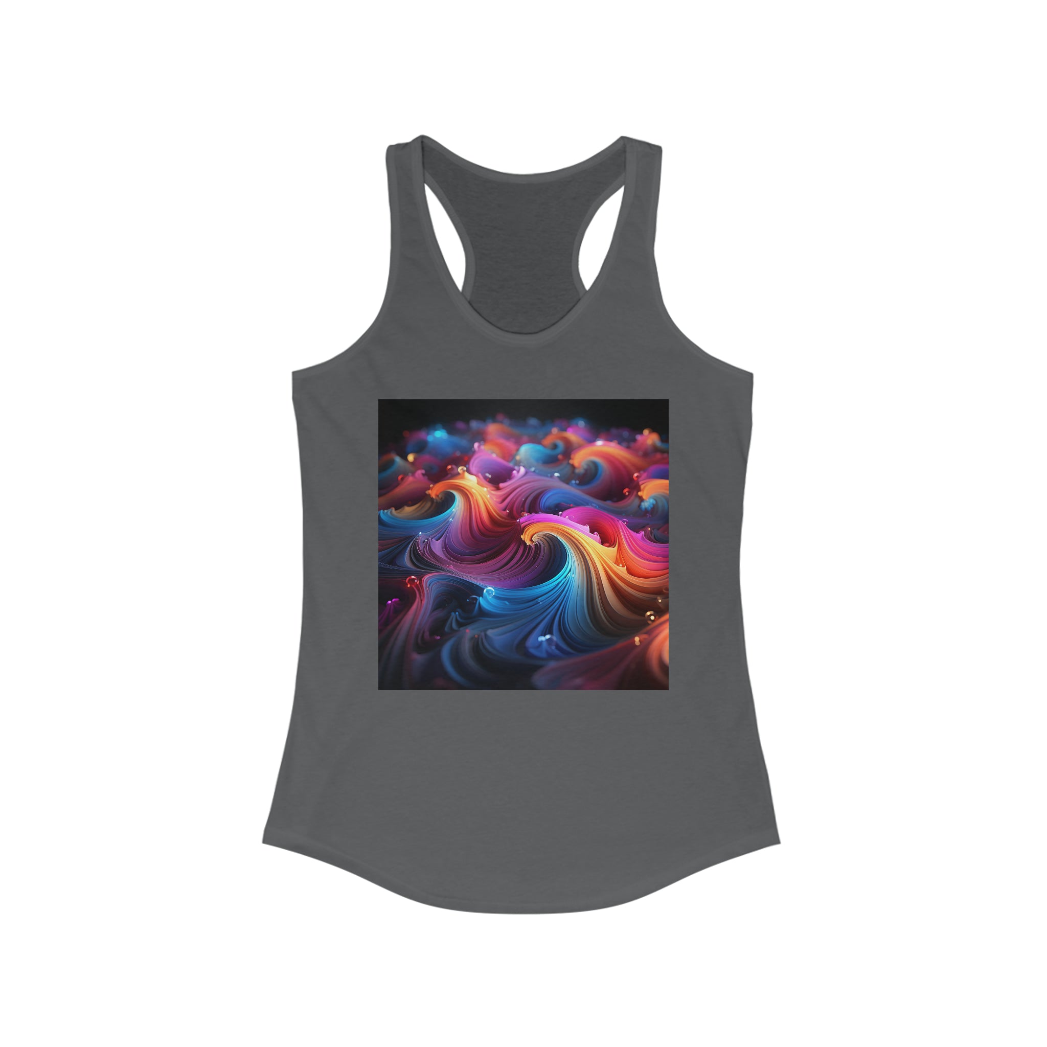 Women's Ideal Racerback Tank - Vector Art Design 36