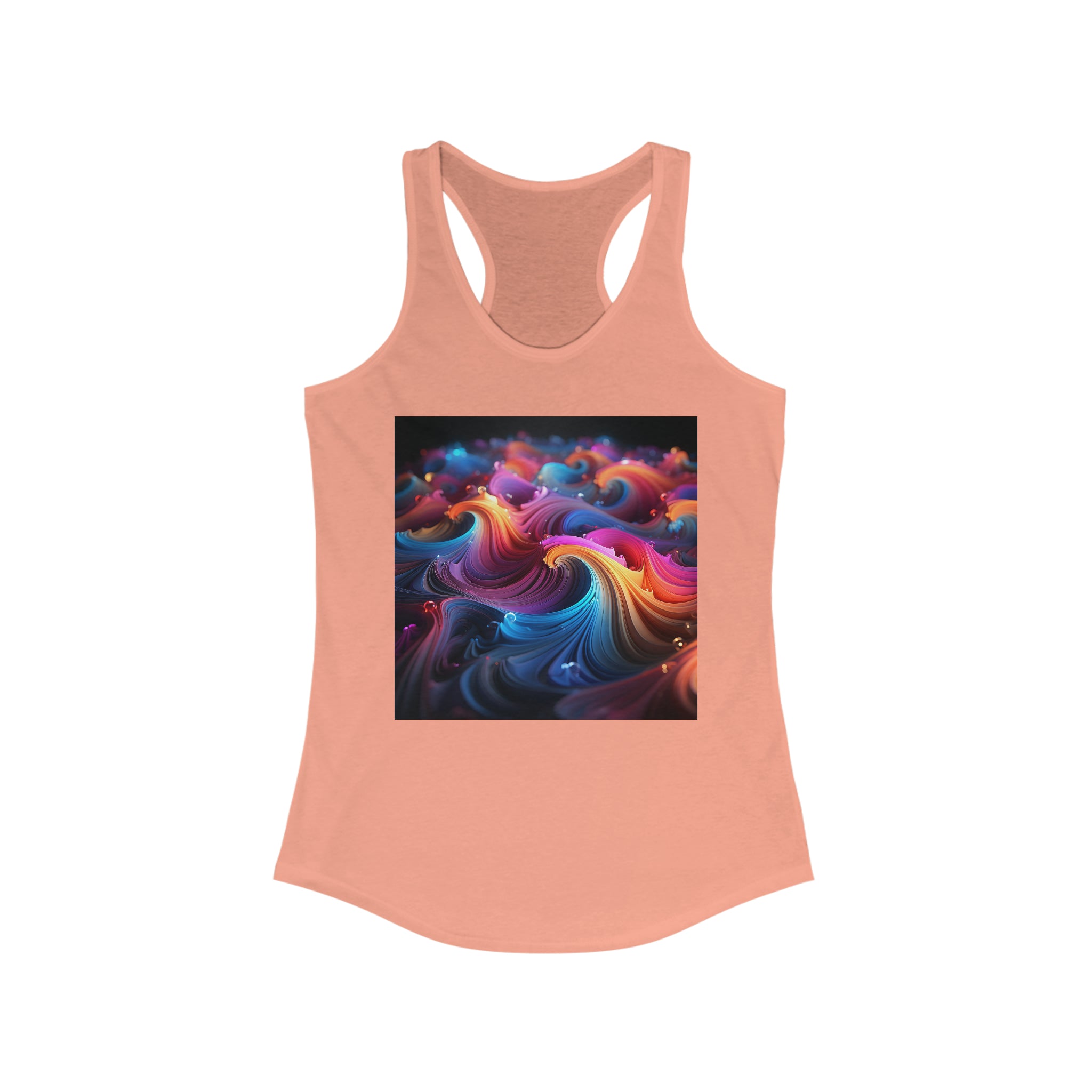 Women's Ideal Racerback Tank - Vector Art Design 36