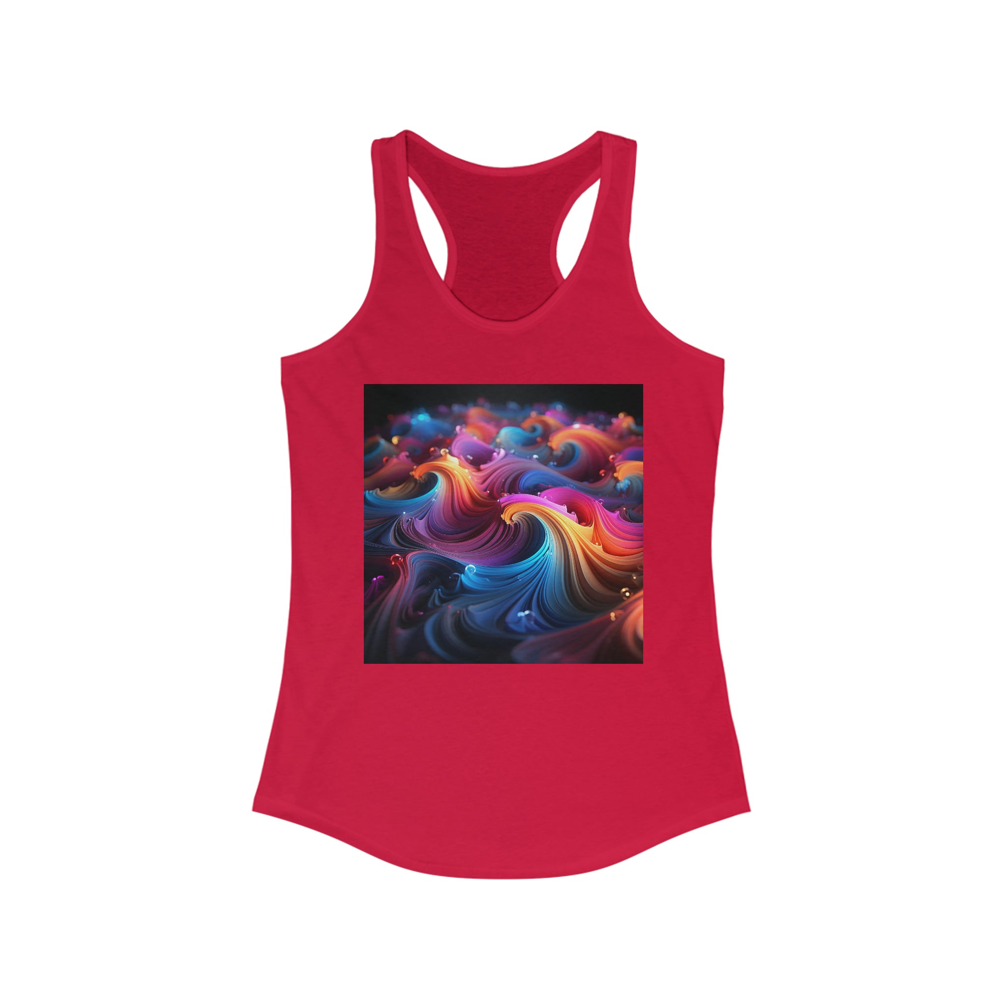 Women's Ideal Racerback Tank - Vector Art Design 36