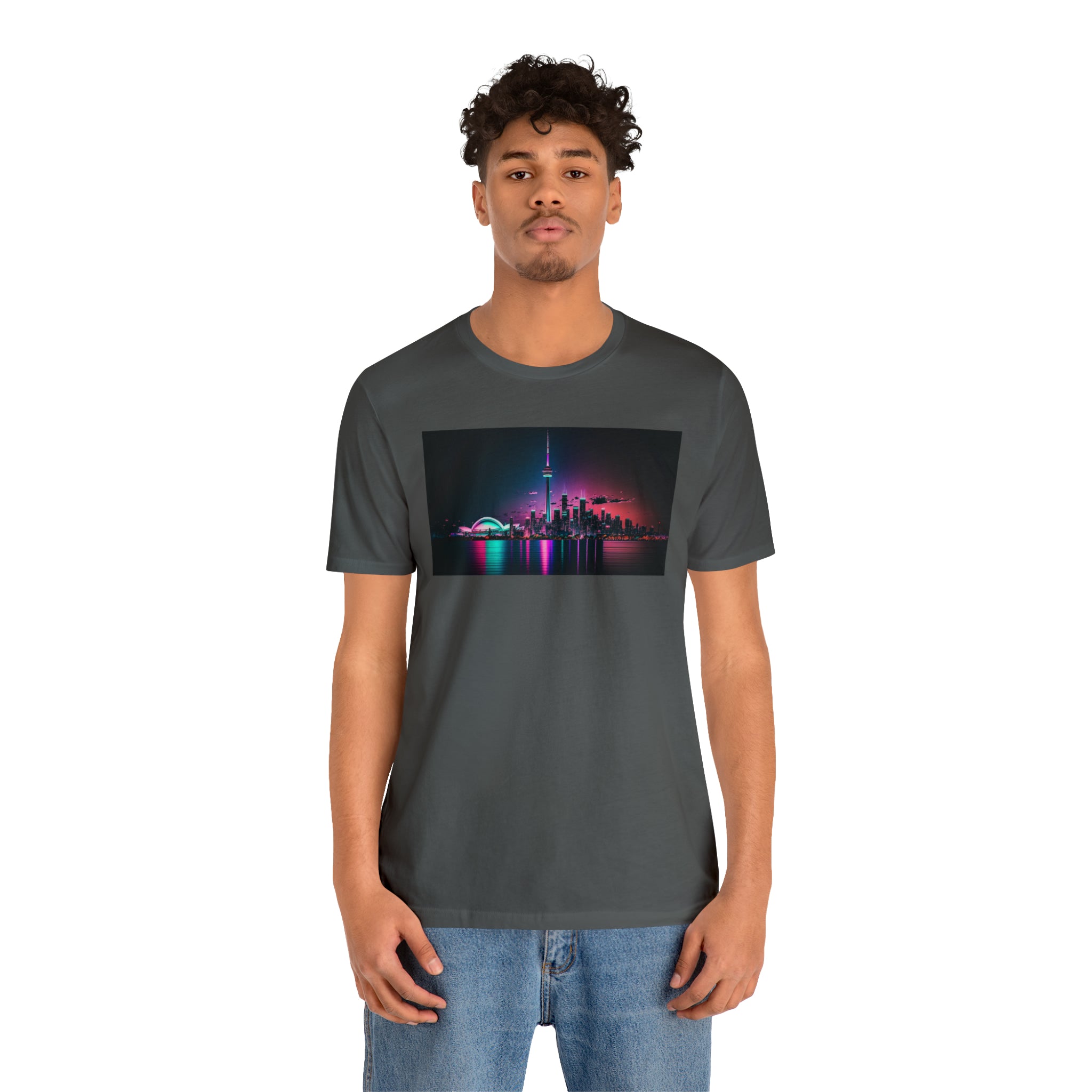 Unisex Jersey Short Sleeve Tee - CN Tower, Canada