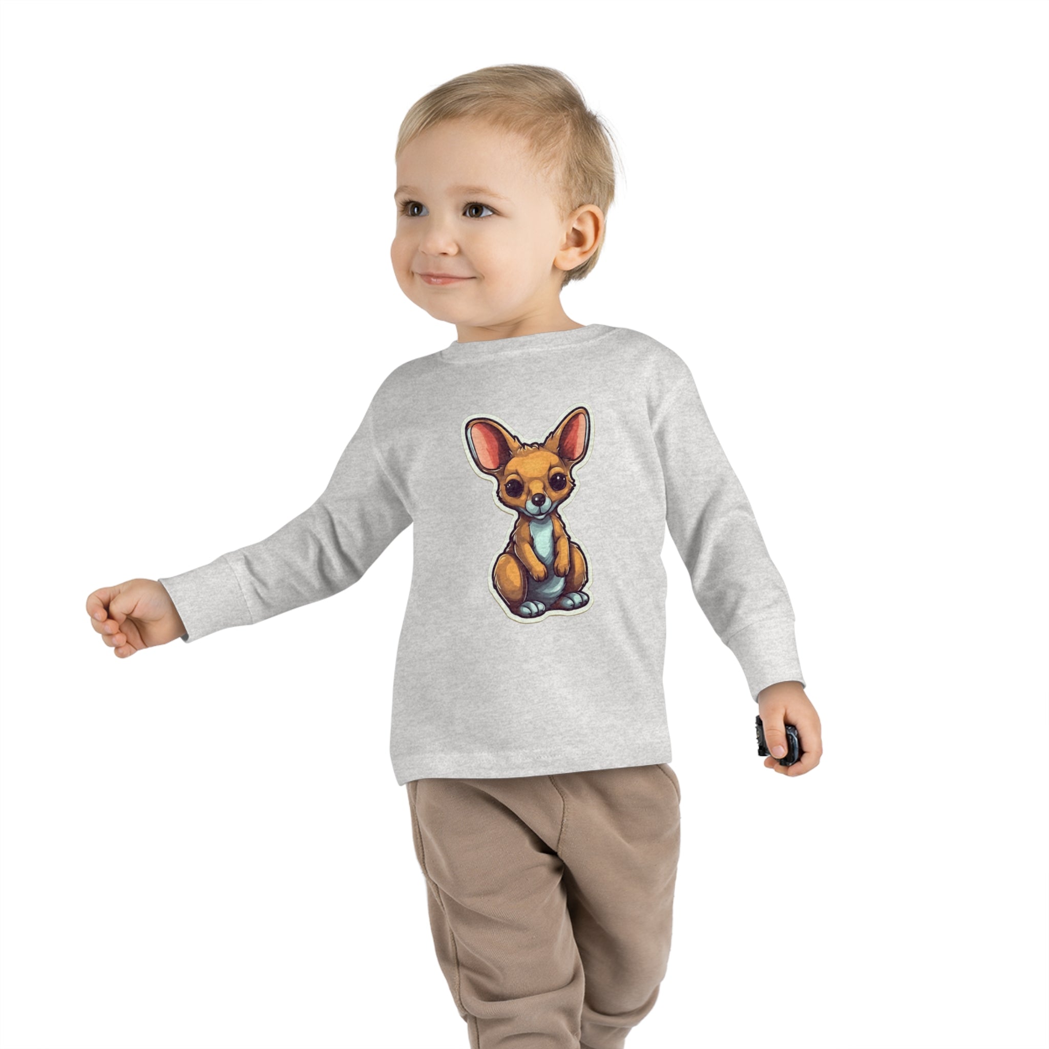 Toddler Long Sleeve Tee - Kangaroo Joey