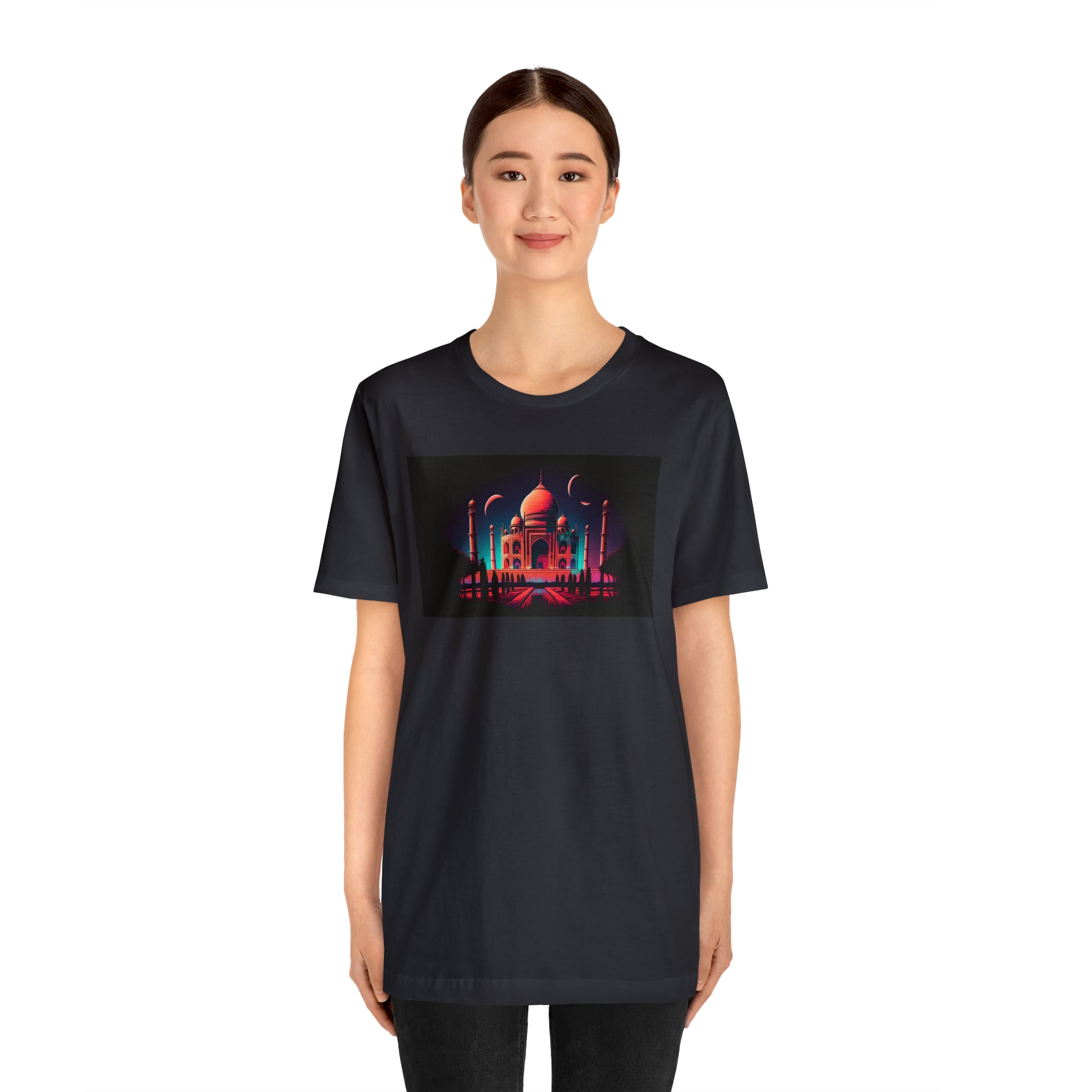 Unisex Jersey Short Sleeve Tee - Taj Mahal, Agra, India