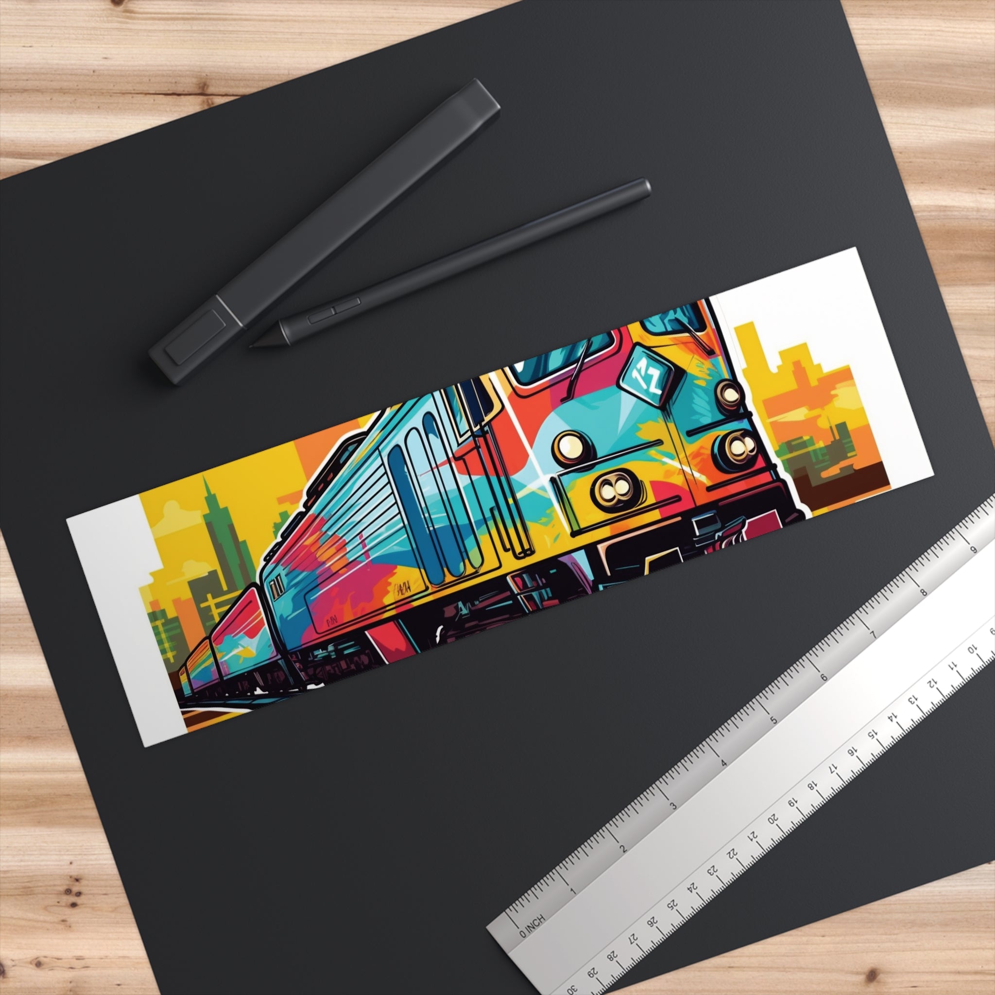 Bumper Stickers - Pop Art Designs, Train