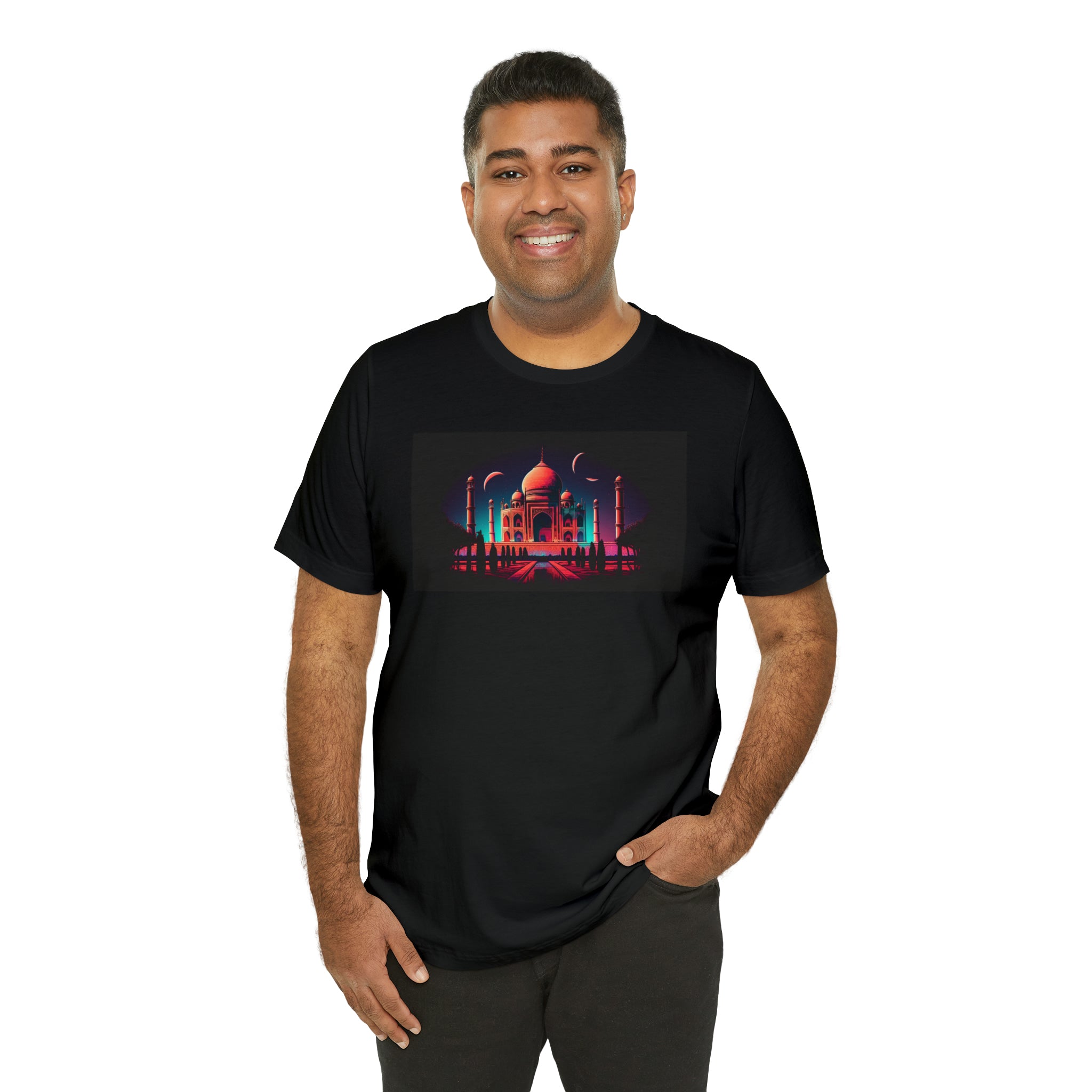 Unisex Jersey Short Sleeve Tee - Taj Mahal, Agra, India