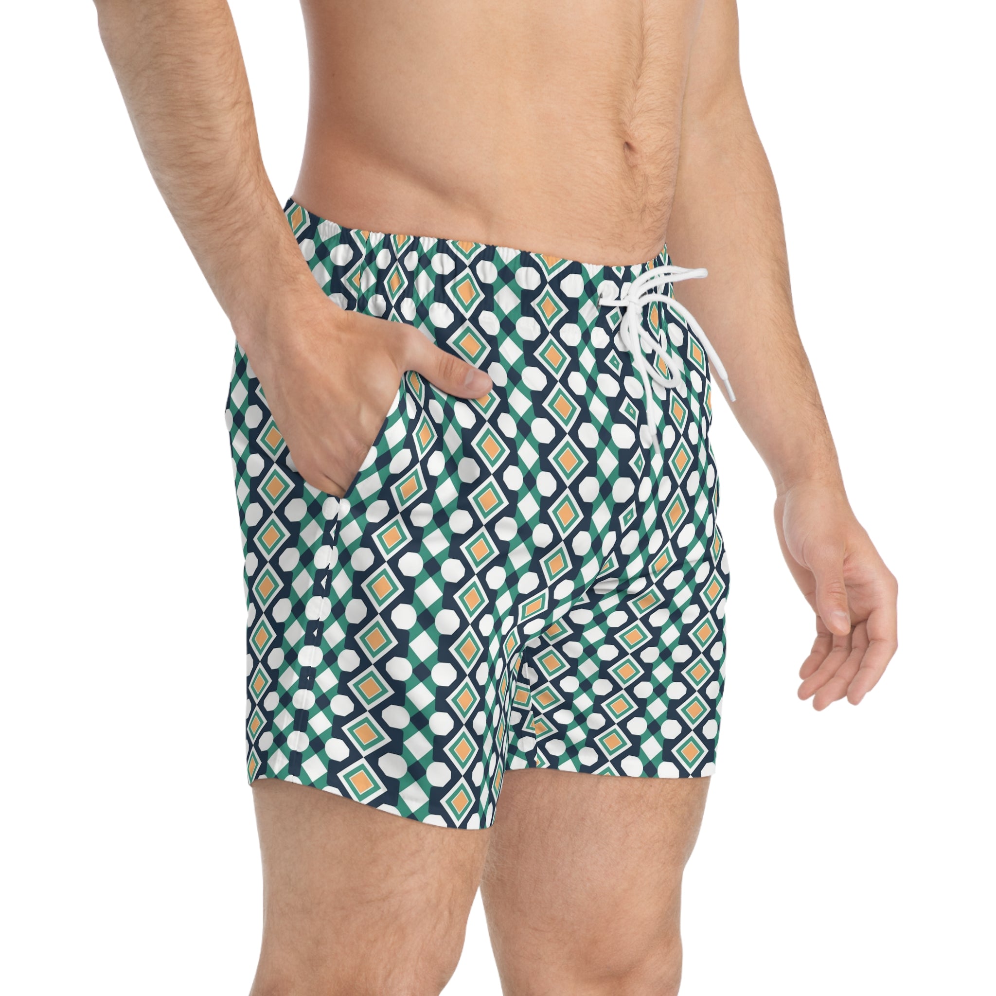 Swim Trunks (AOP) - Seamless Minimalistic Designs 02