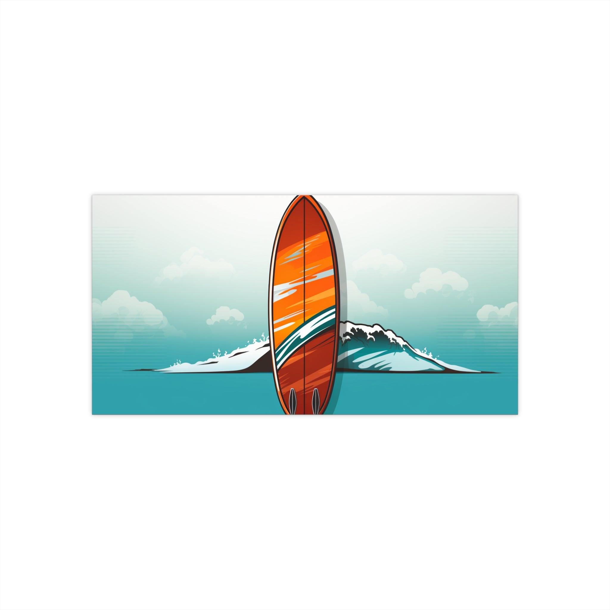 Bumper Stickers - Pop Art Designs, Surfboard 05