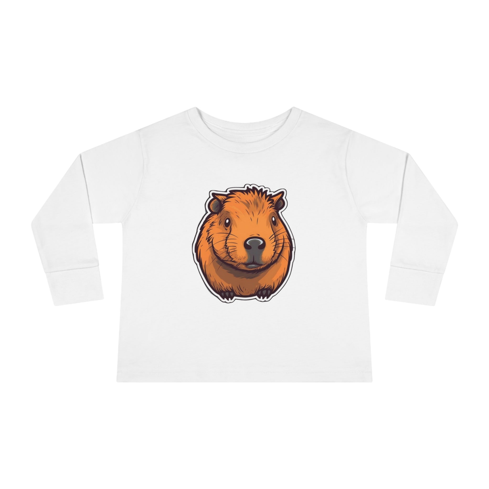 Toddler Long Sleeve Tee - Capybara Pup