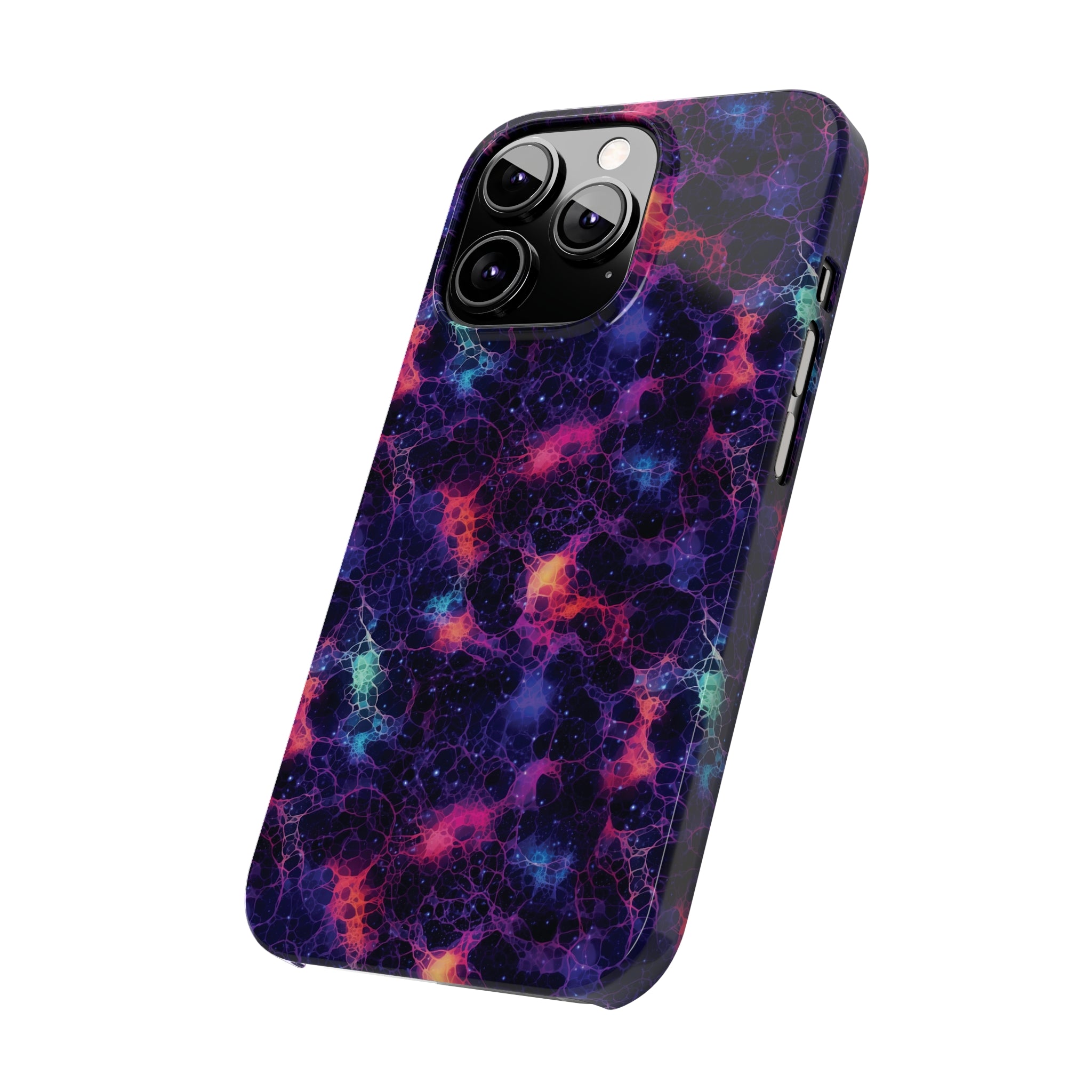 Slim Phone Cases (AOP) - Seamless Fantasy Galaxies 08