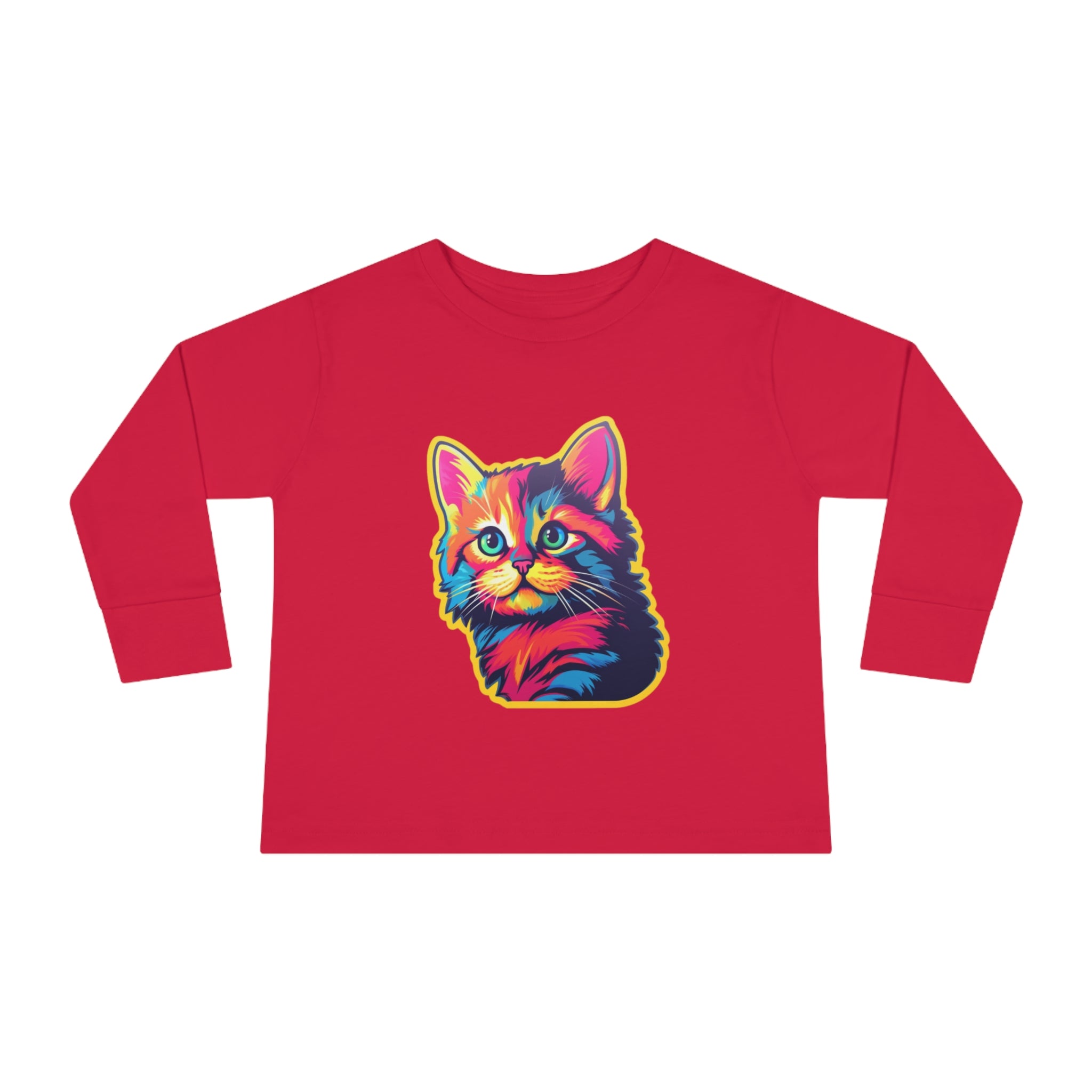 Toddler Long Sleeve Tee - Kittens 04