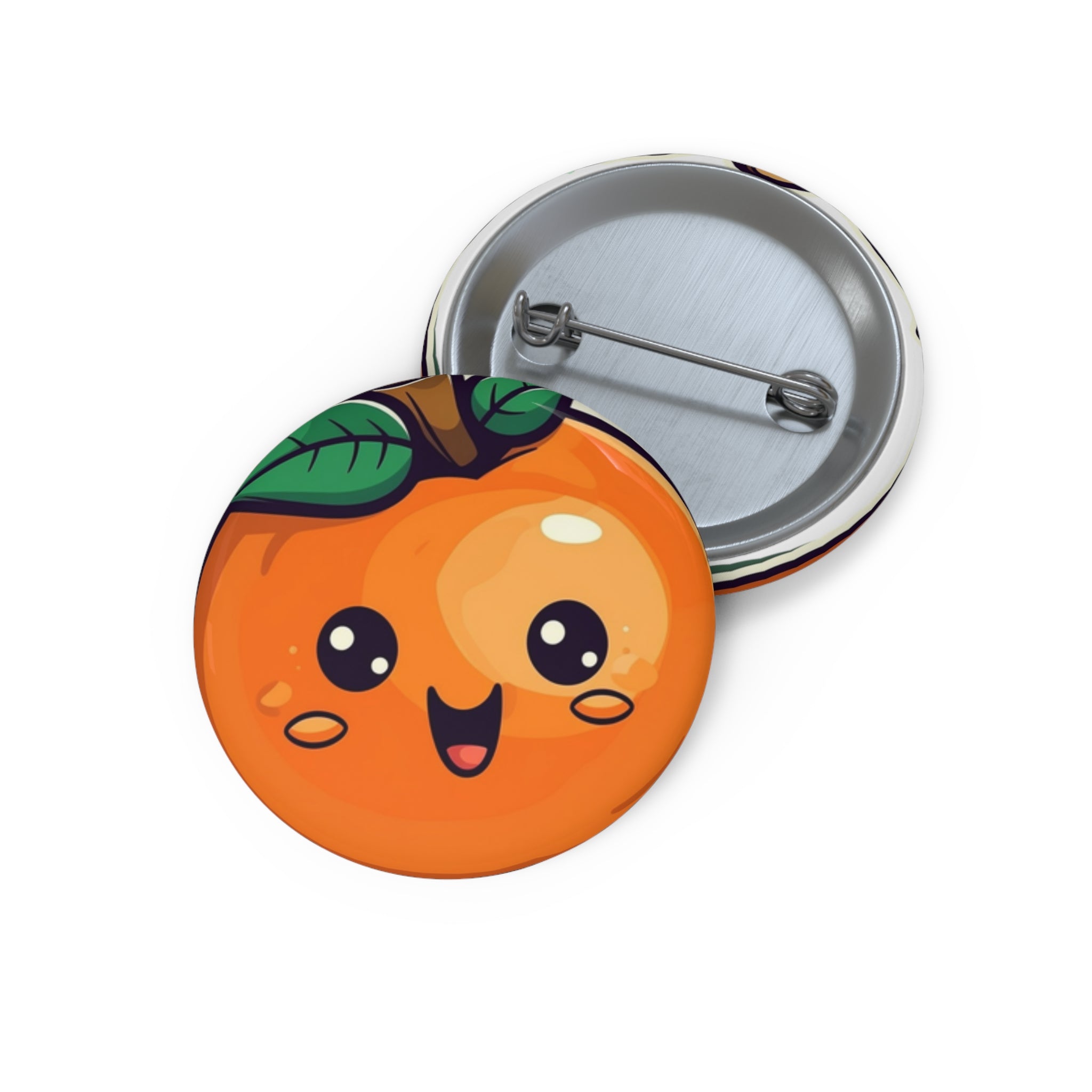 Custom Pin Buttons - Persimmon
