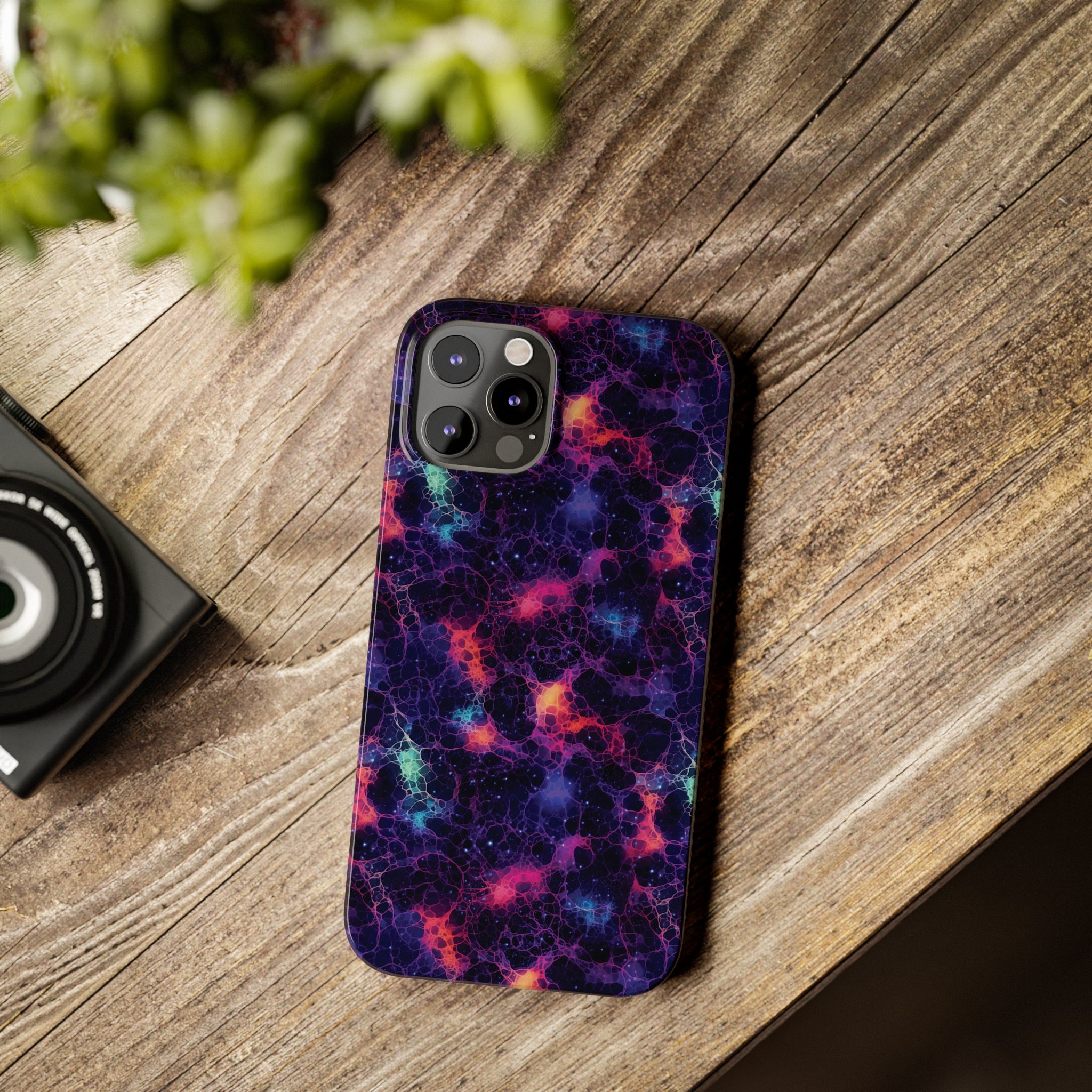 Slim Phone Cases (AOP) - Seamless Fantasy Galaxies 08