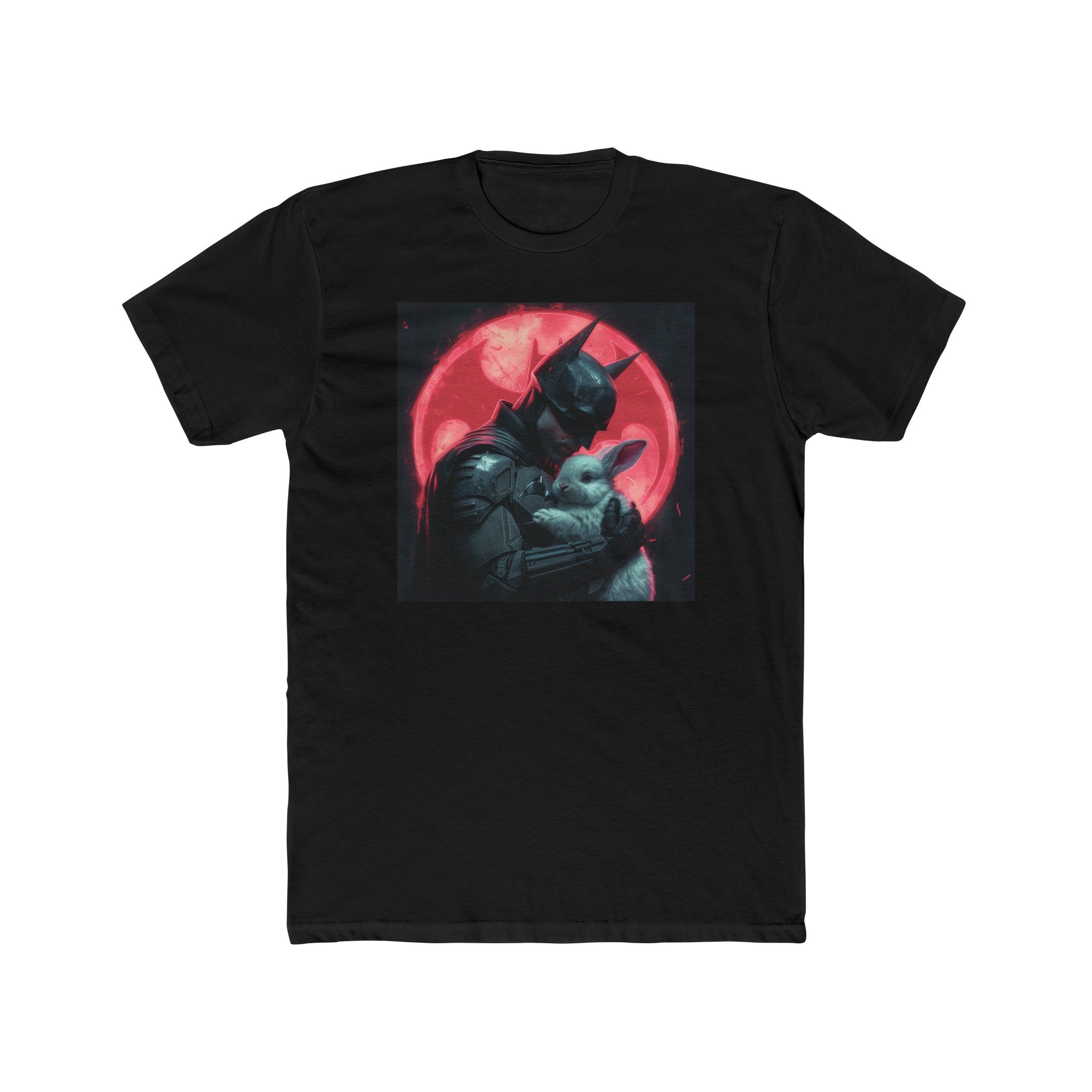 Men's Cotton Crew Tee - Superheroes Collection - Batman and bunny