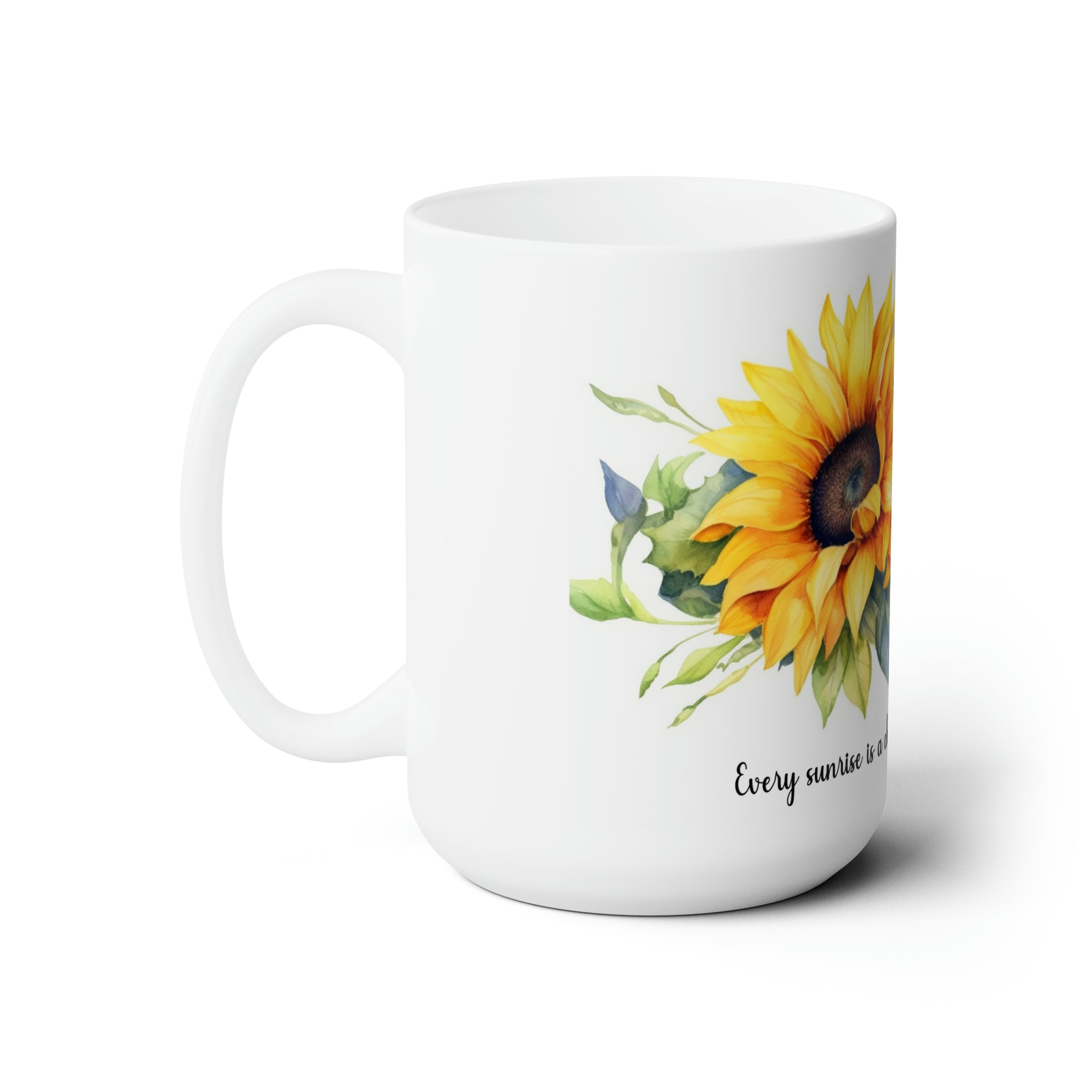 Ceramic Mug 15oz - Sunflower