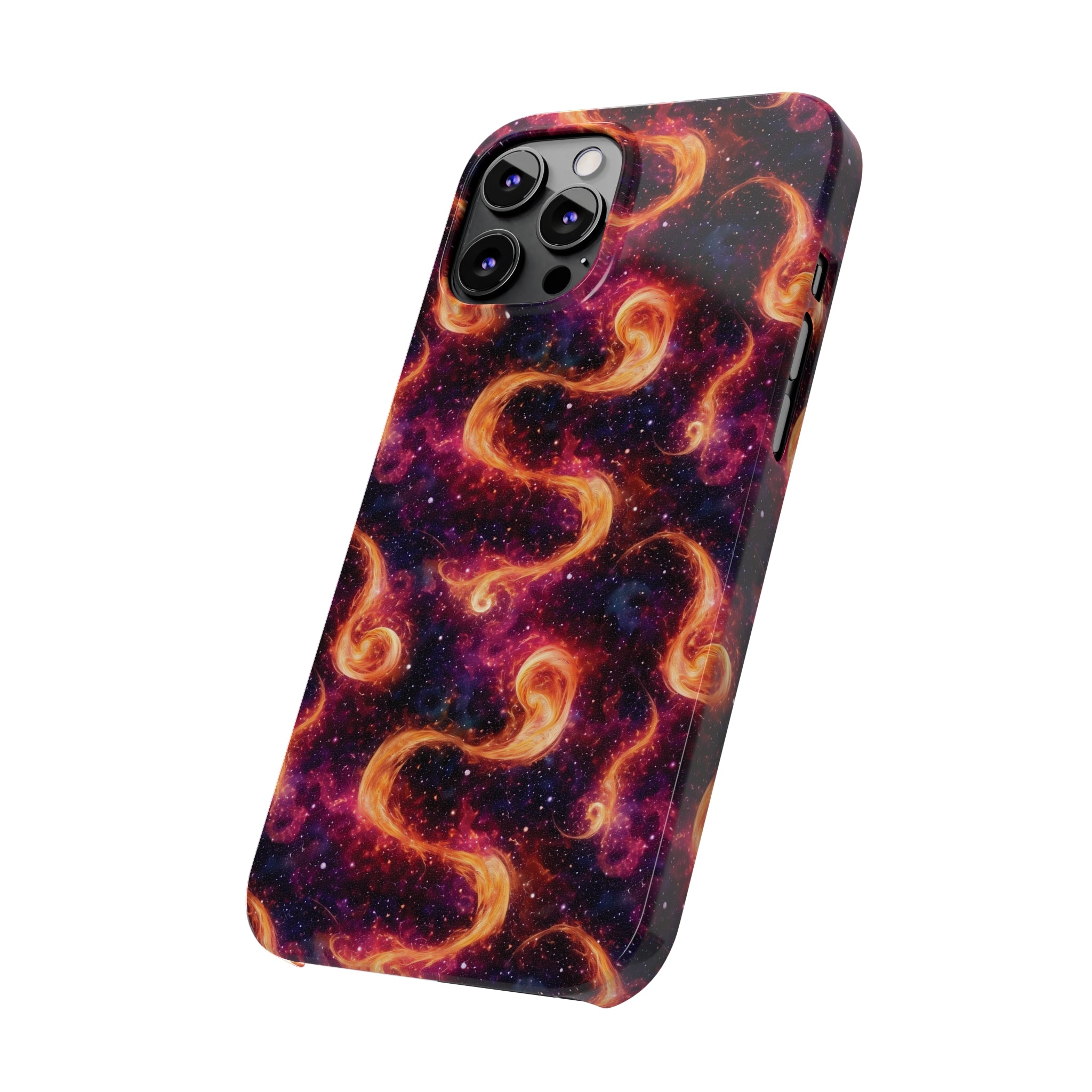 Slim Phone Cases (AOP) - Seamless Fantasy Galaxies 03