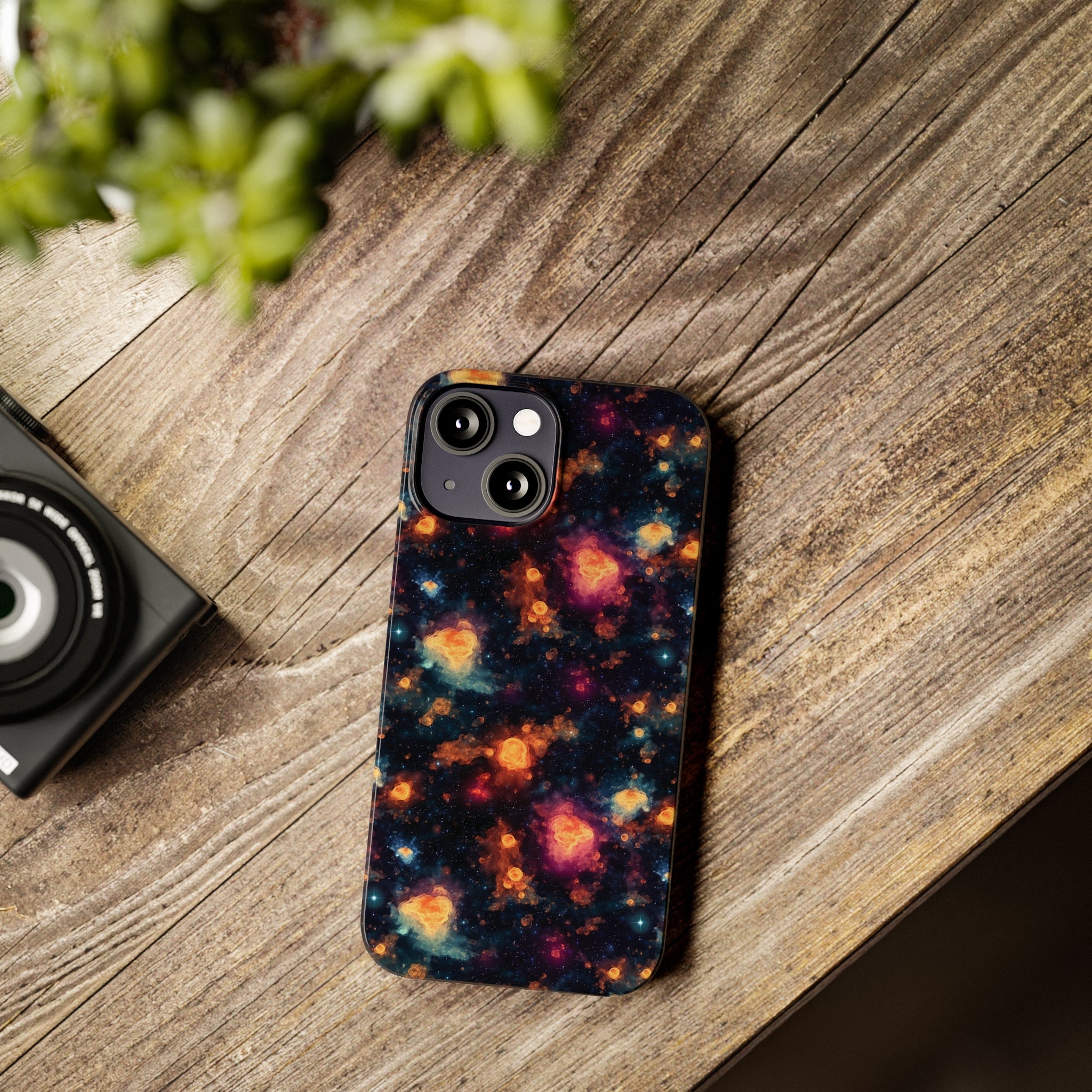 Slim Phone Cases (AOP) - Seamless Fantasy Galaxies 07