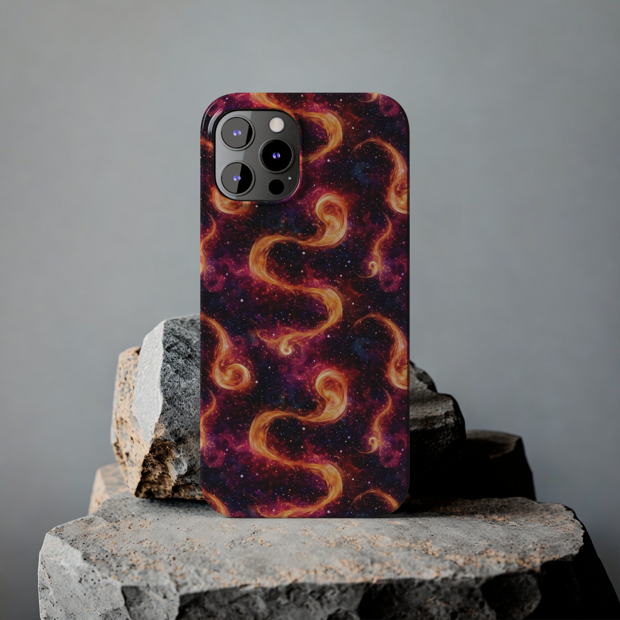 Slim Phone Cases (AOP) - Seamless Fantasy Galaxies 03