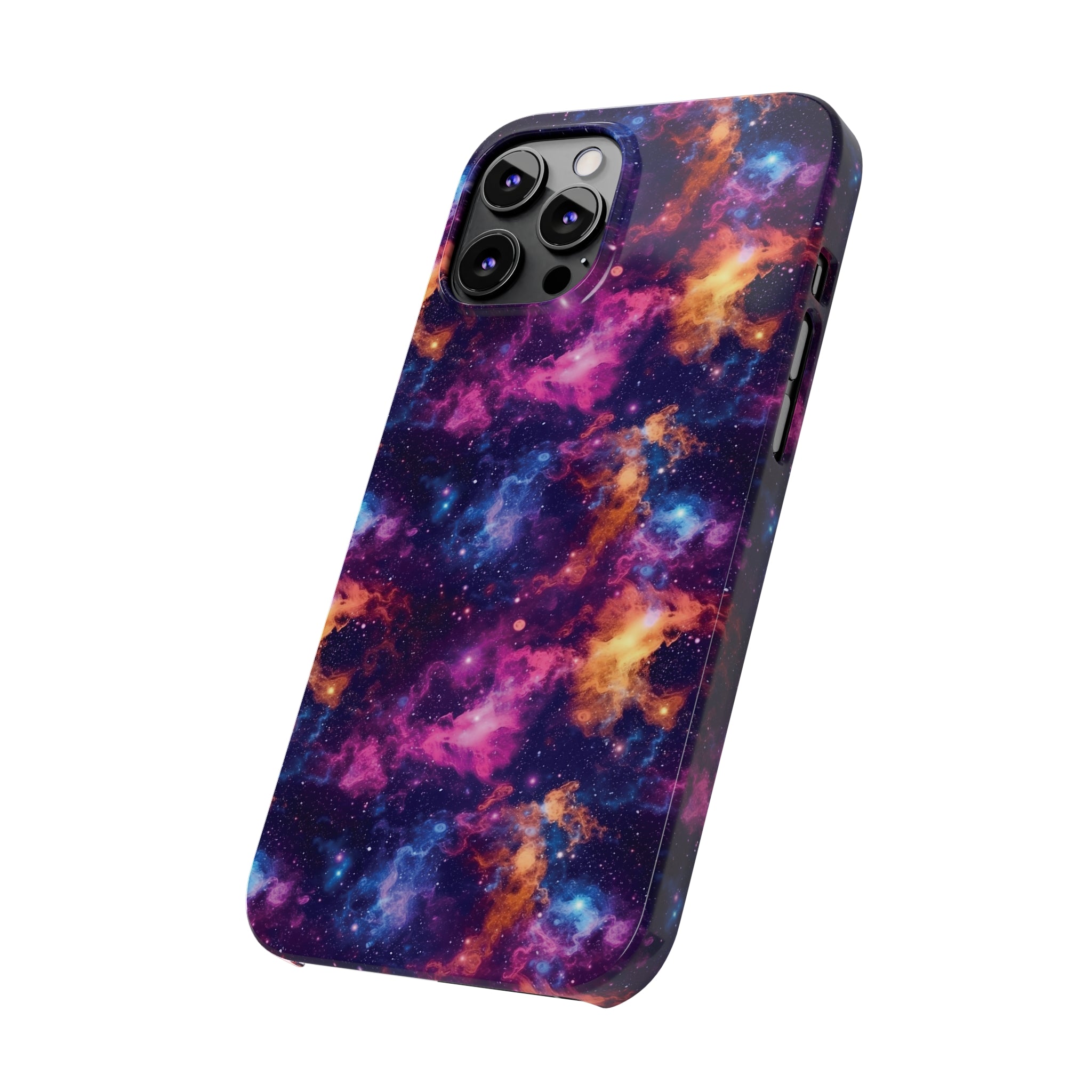 Slim Phone Cases (AOP) - Seamless Fantasy Galaxies 06