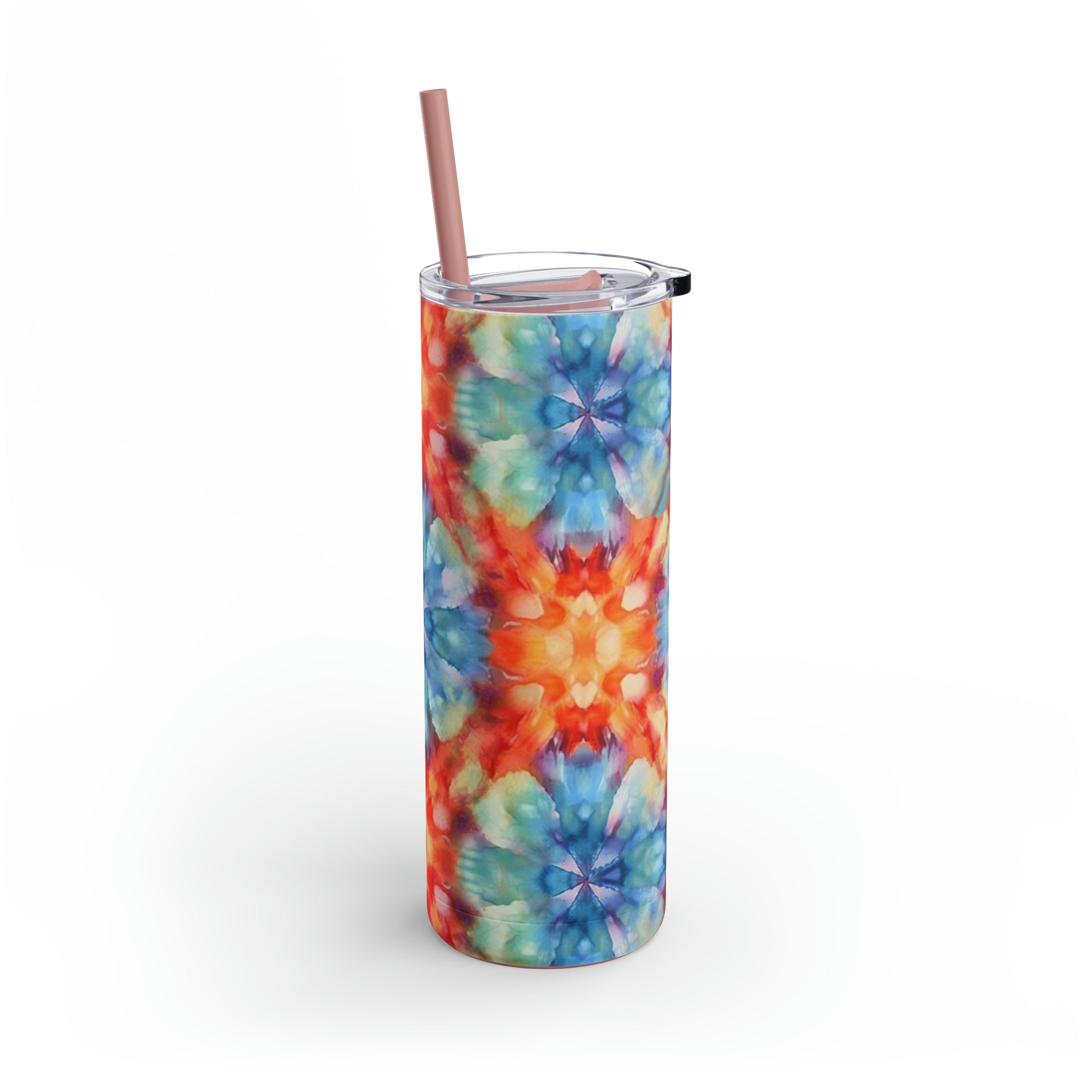 Maars Maker Skinny Matte Tumbler, 20oz - Tie Dye, Abstract Designs 03