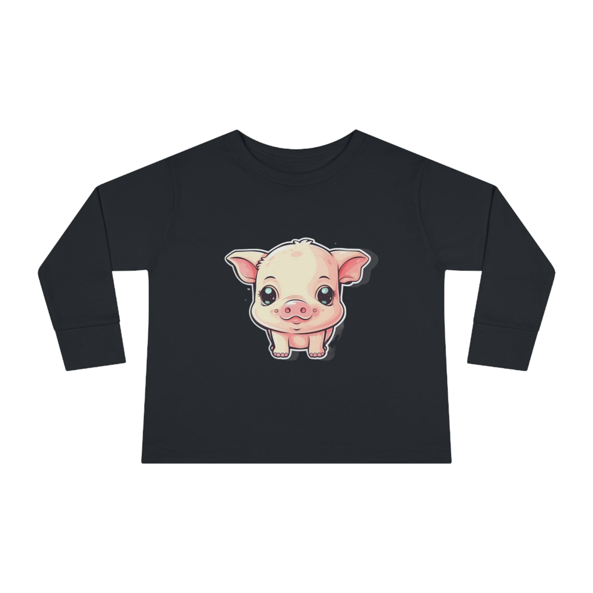 Toddler Long Sleeve Tee - Pig Piglet