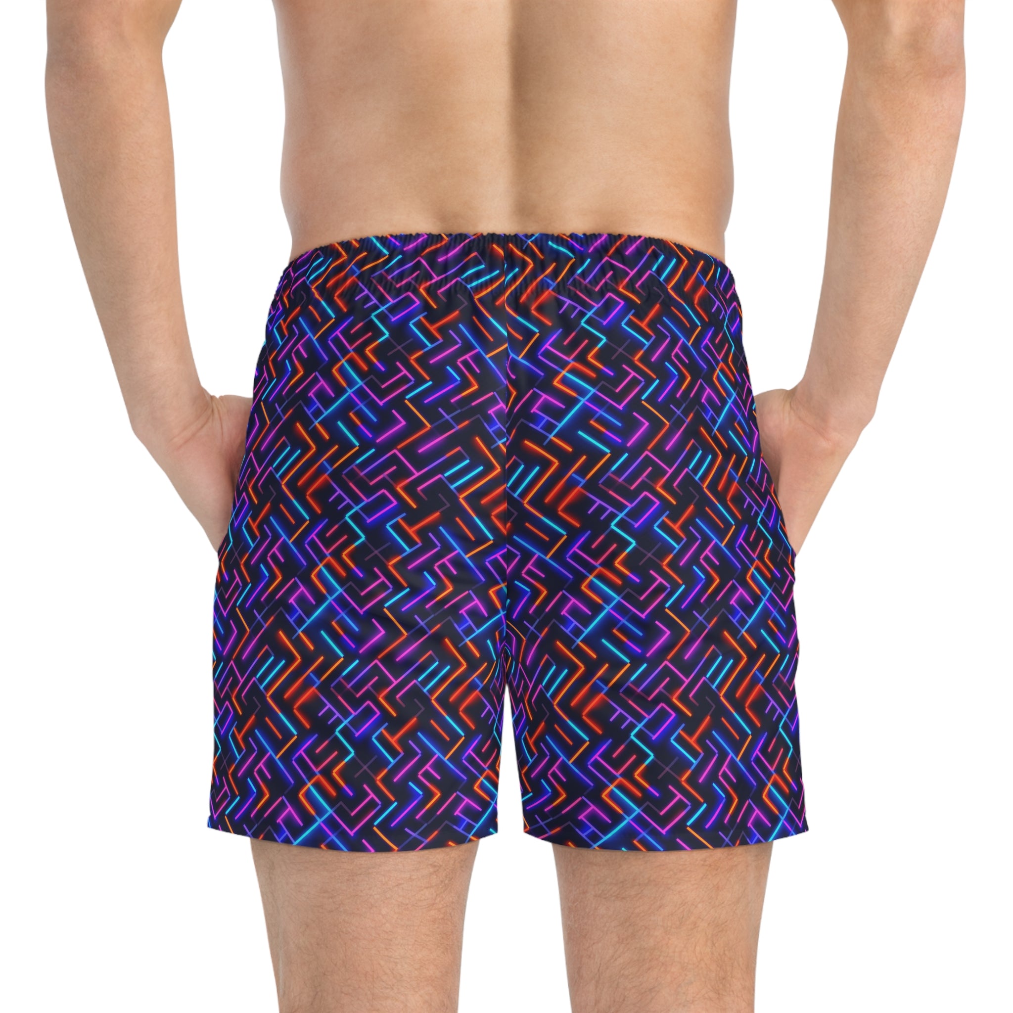 Swim Trunks (AOP) - Seamless Neon Designs 03