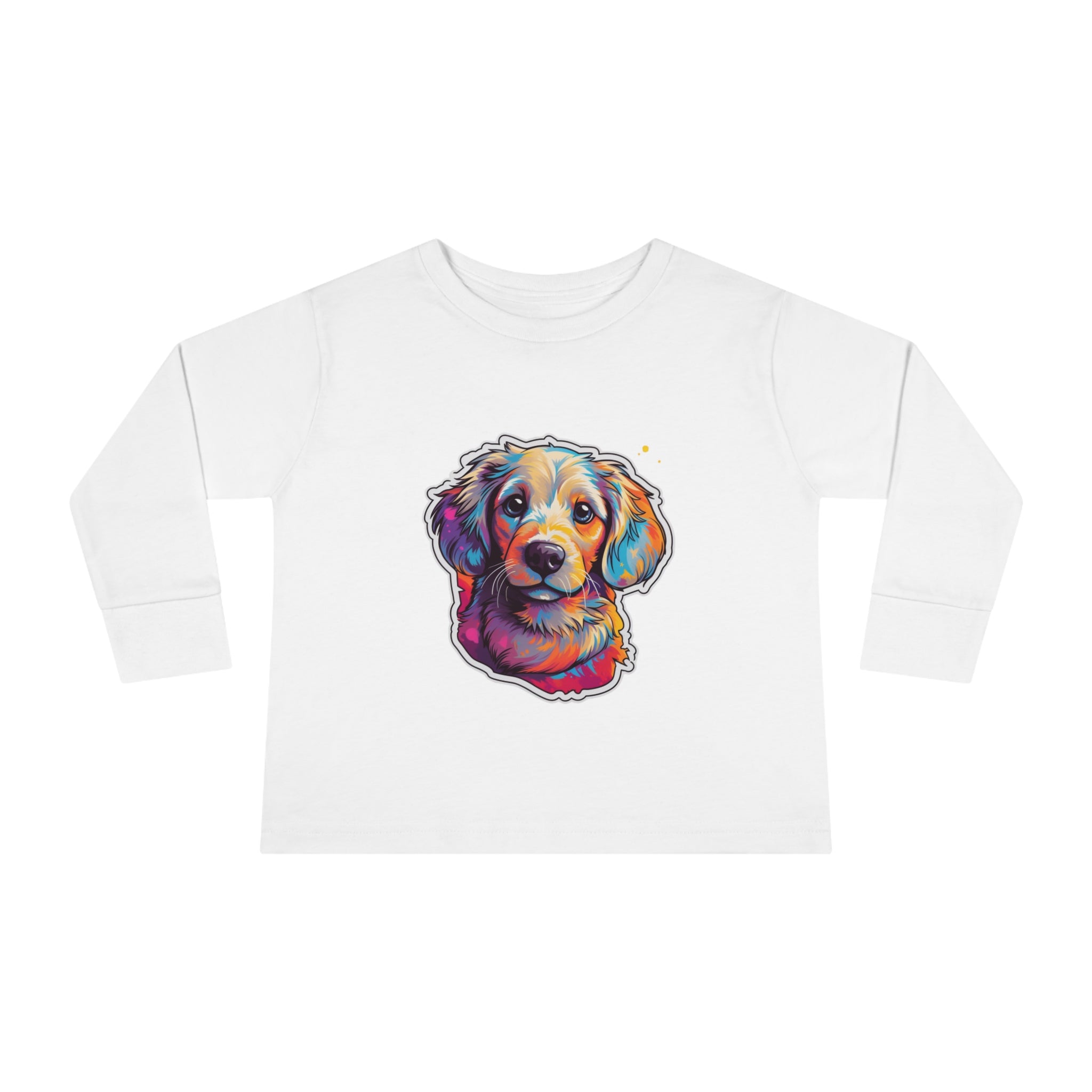 Toddler Long Sleeve Tee - Puppies 08