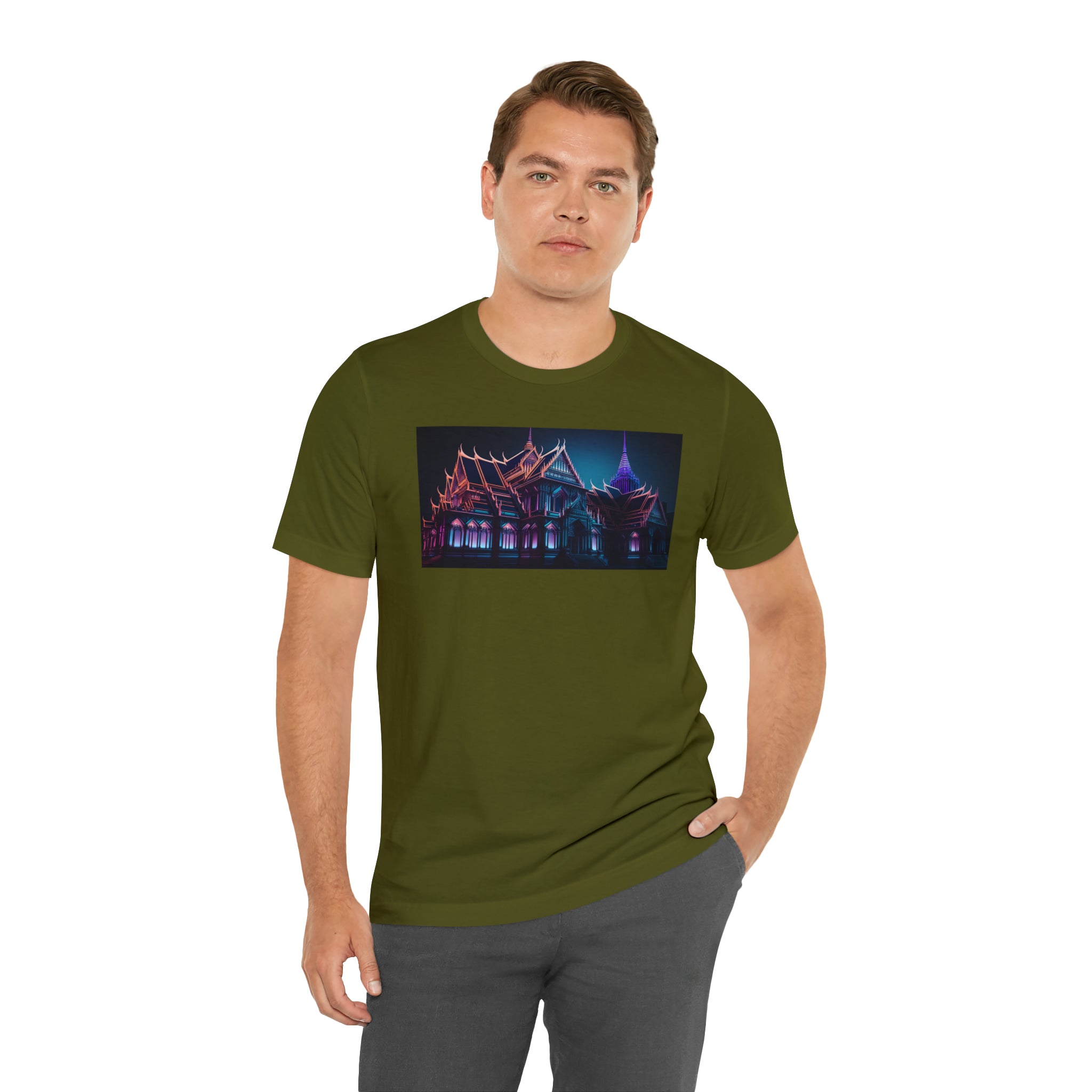 Unisex Jersey Short Sleeve Tee - Great Temple, Thailand