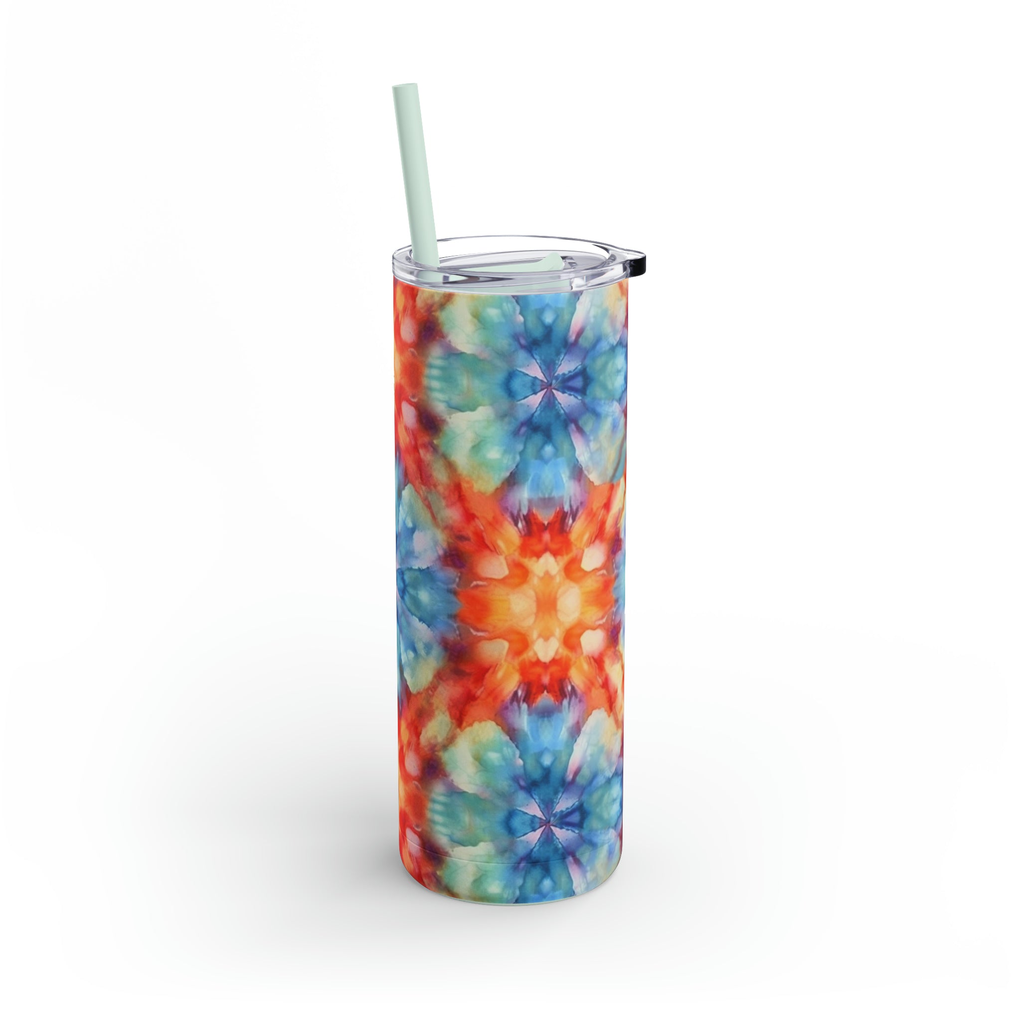 Maars Maker Skinny Matte Tumbler, 20oz - Tie Dye, Abstract Designs 03